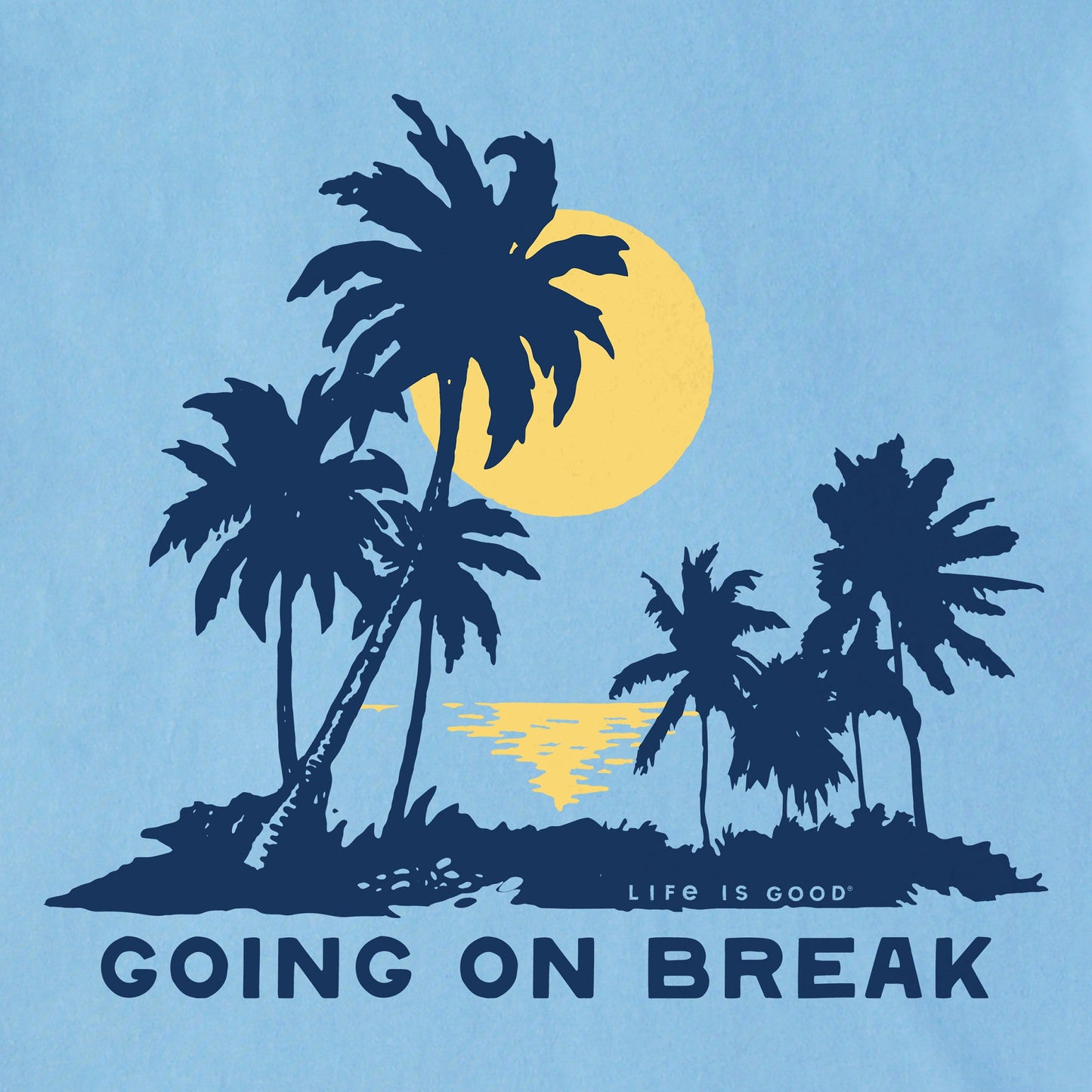 Men's Going on Break Palms Short Sleeve Tee