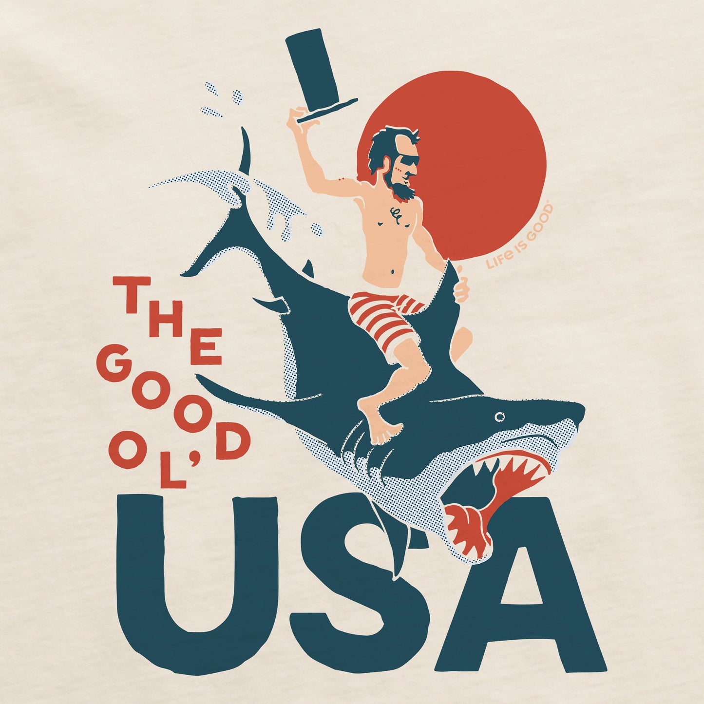 Men's The Good Ol' USA Short Sleeve Crusher Tee