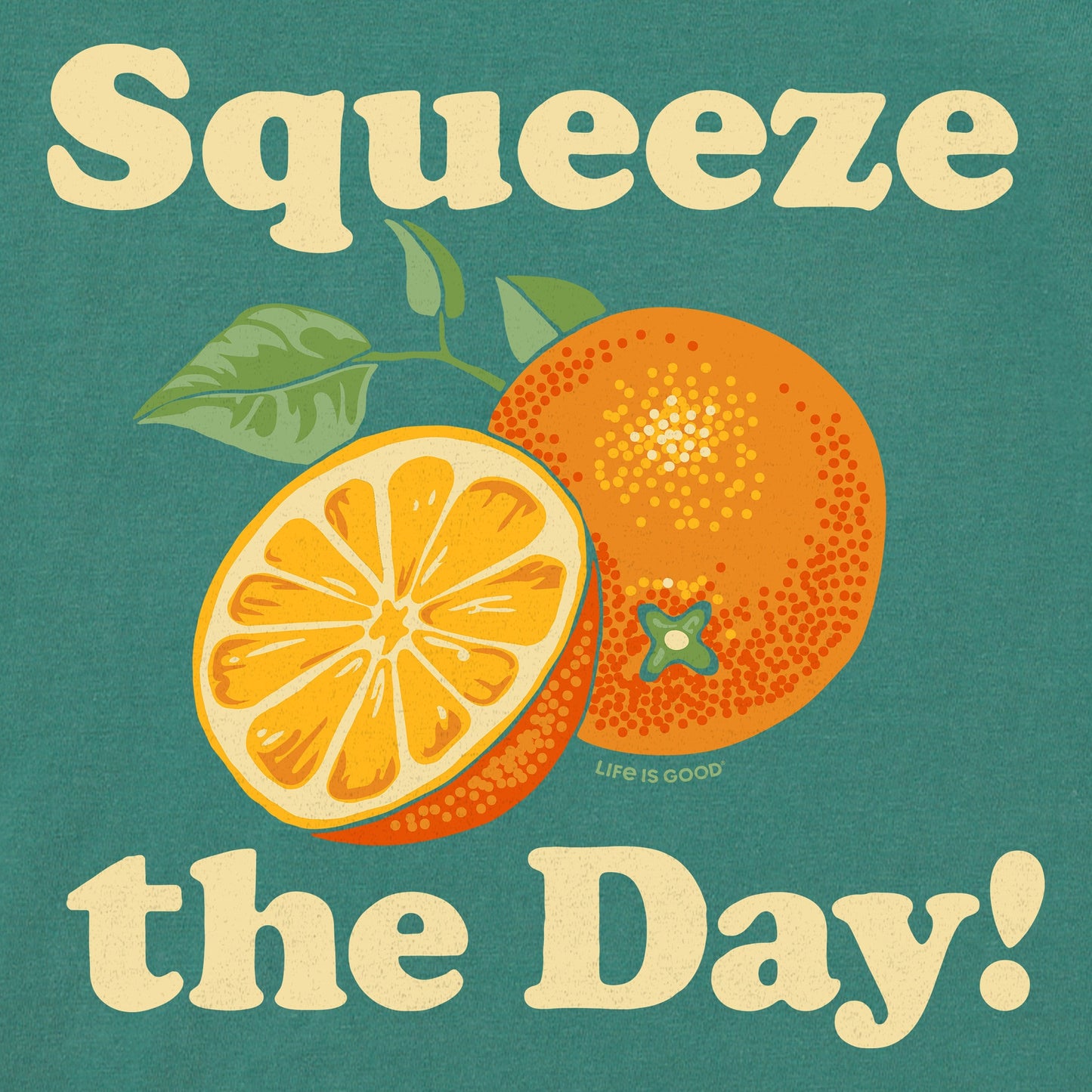 Men's Squeeze the Day Oranges Short Sleeve Crusher Tee