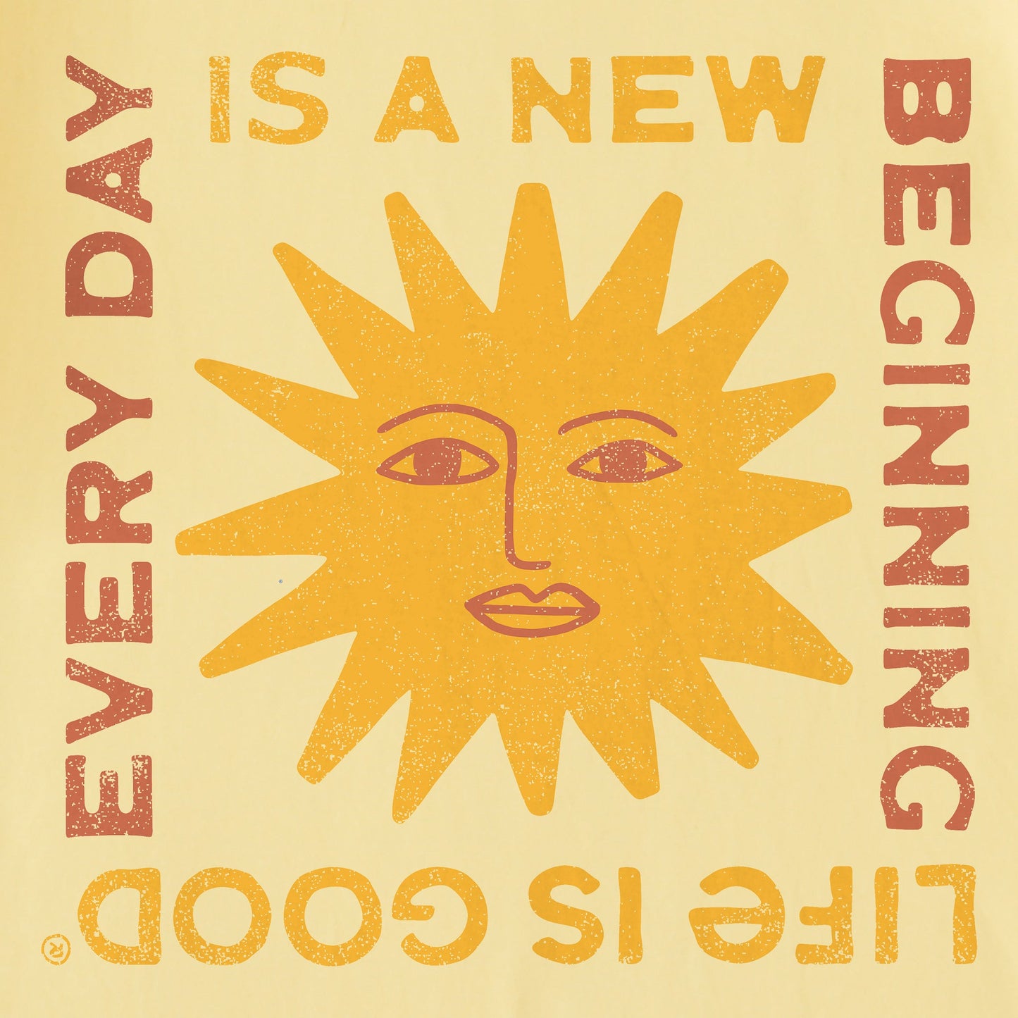 Men's New Beginning Sun Short Sleeve Crusher Tee