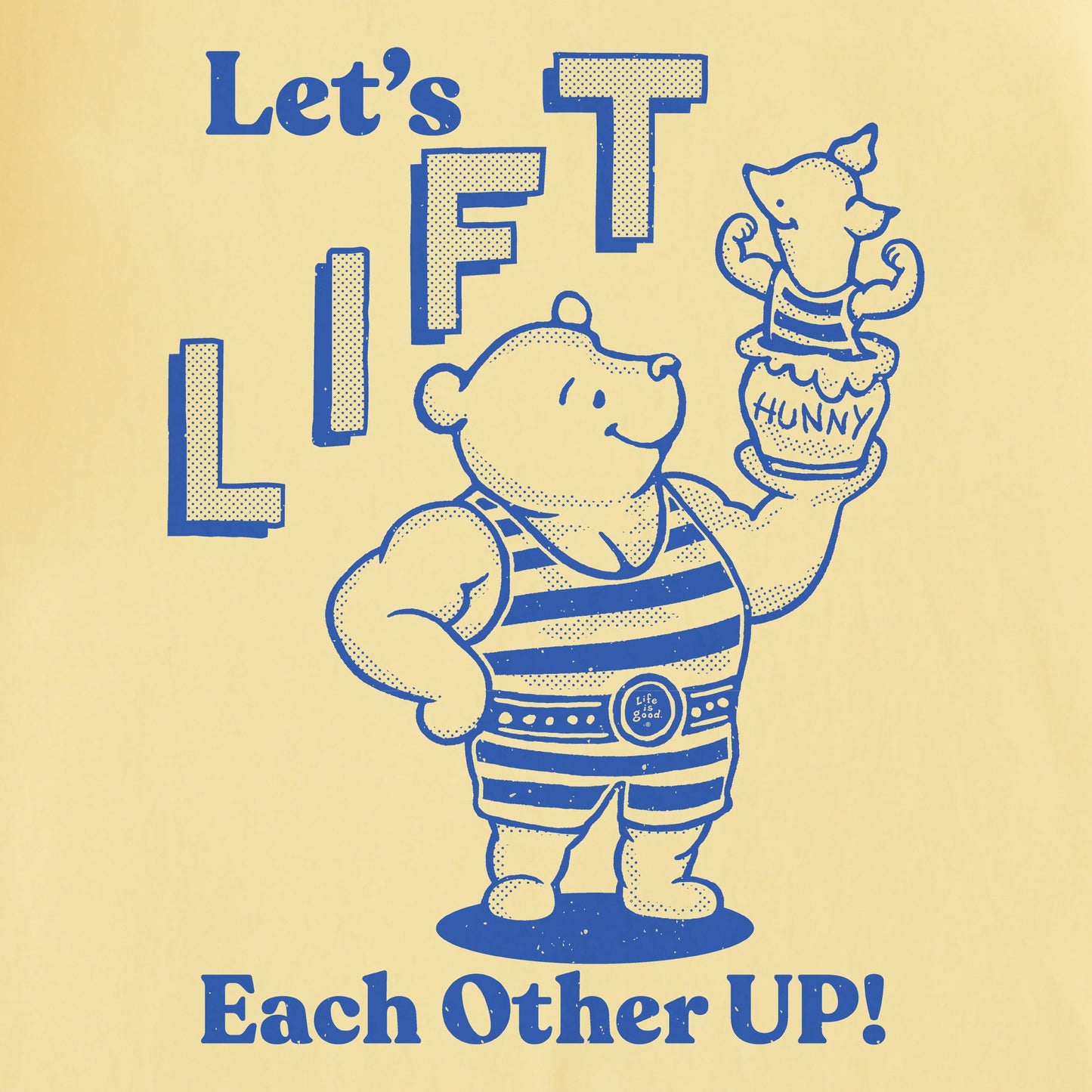 Kids Let's Lift Each Other Up Winnie Short Sleeve Crusher Tee