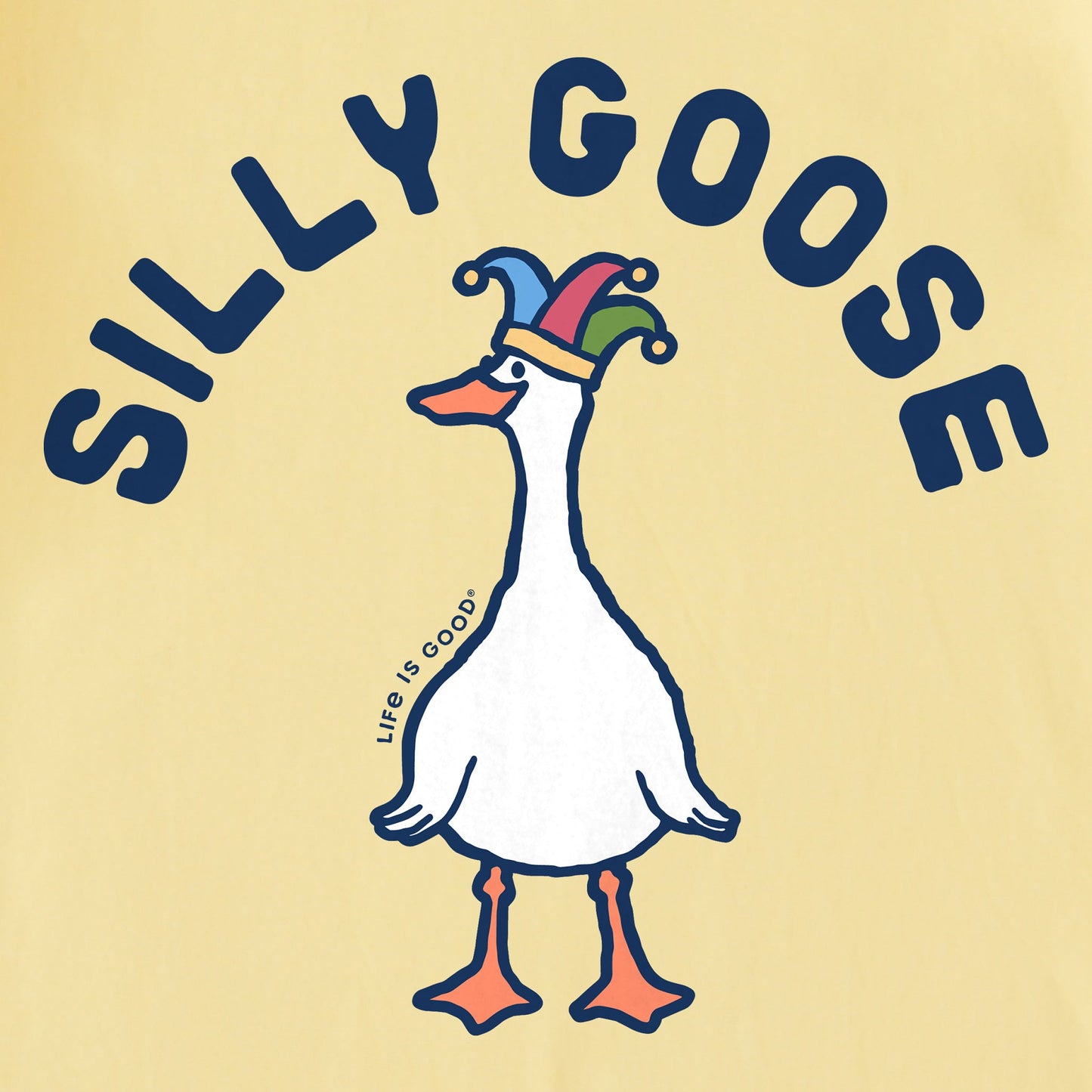 Kids Silly Goose Hat Short Sleeve Crusher Tee