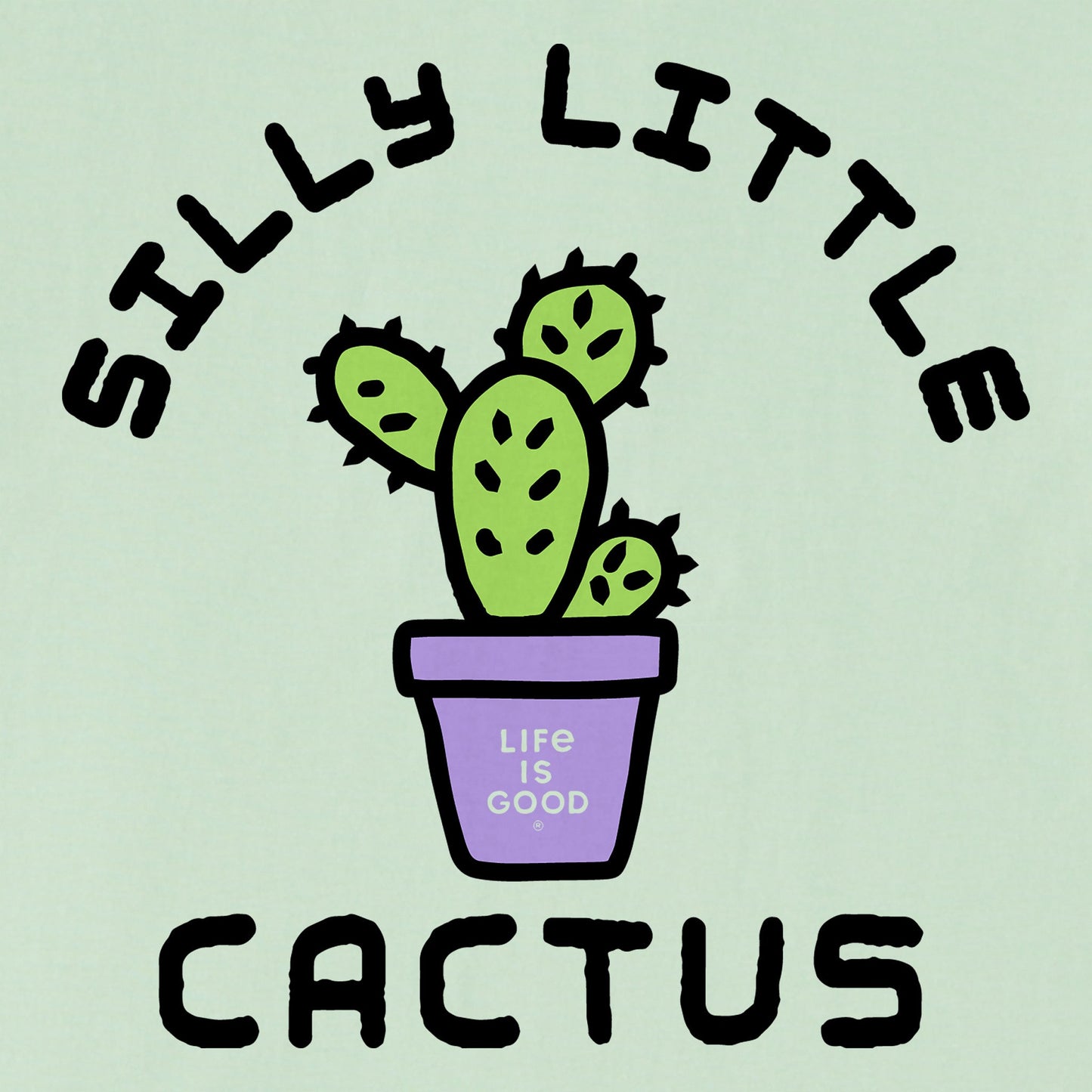 Women's Silly Little Cactus Short Sleeve Crusher Tee