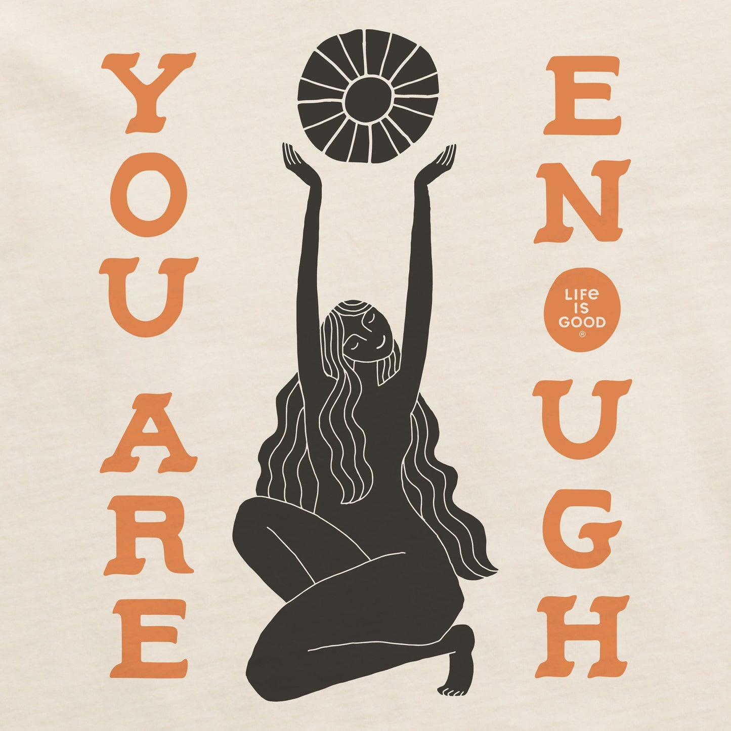 Women's You Are Enough Short Sleeve Crusher Tee