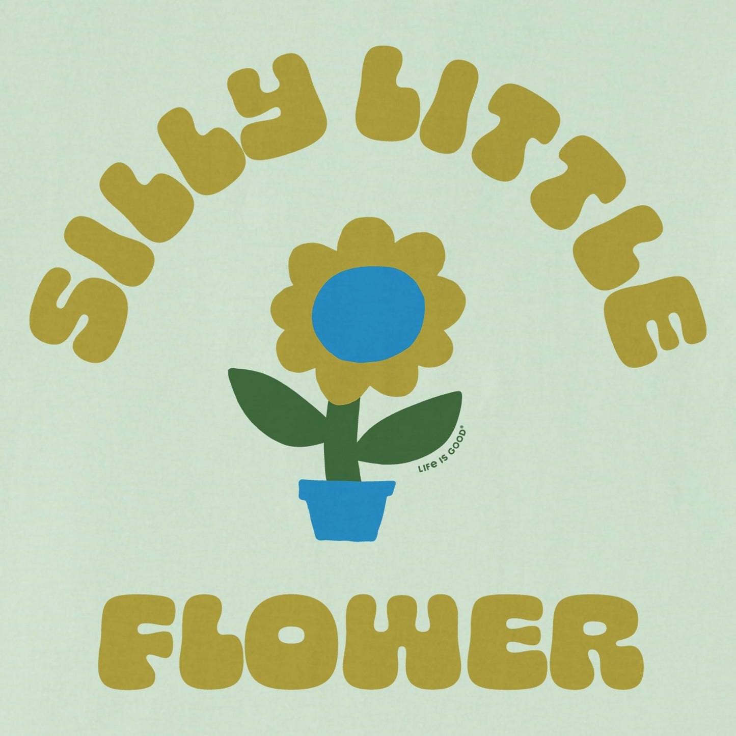 Women's Silly Little Flower Short Sleeve Crusher Tee