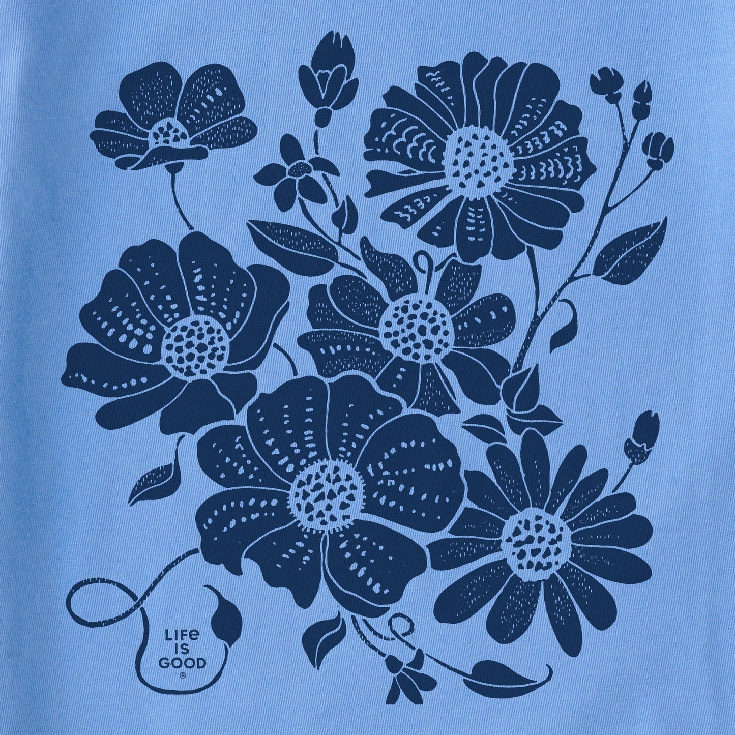 Women's Sweet Blossoms Short Sleeve Crusher Tee