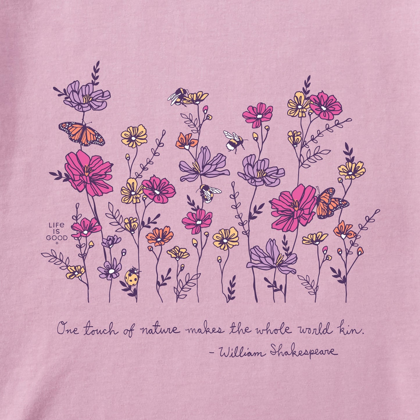 Women's Shakespeare Flowers Crusher Tank