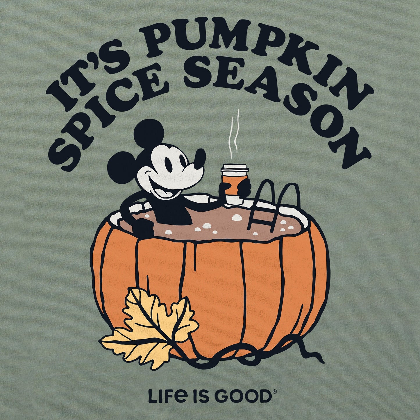 Men's Pumpkin Spice Season Willie Short Sleeve Crusher Tee