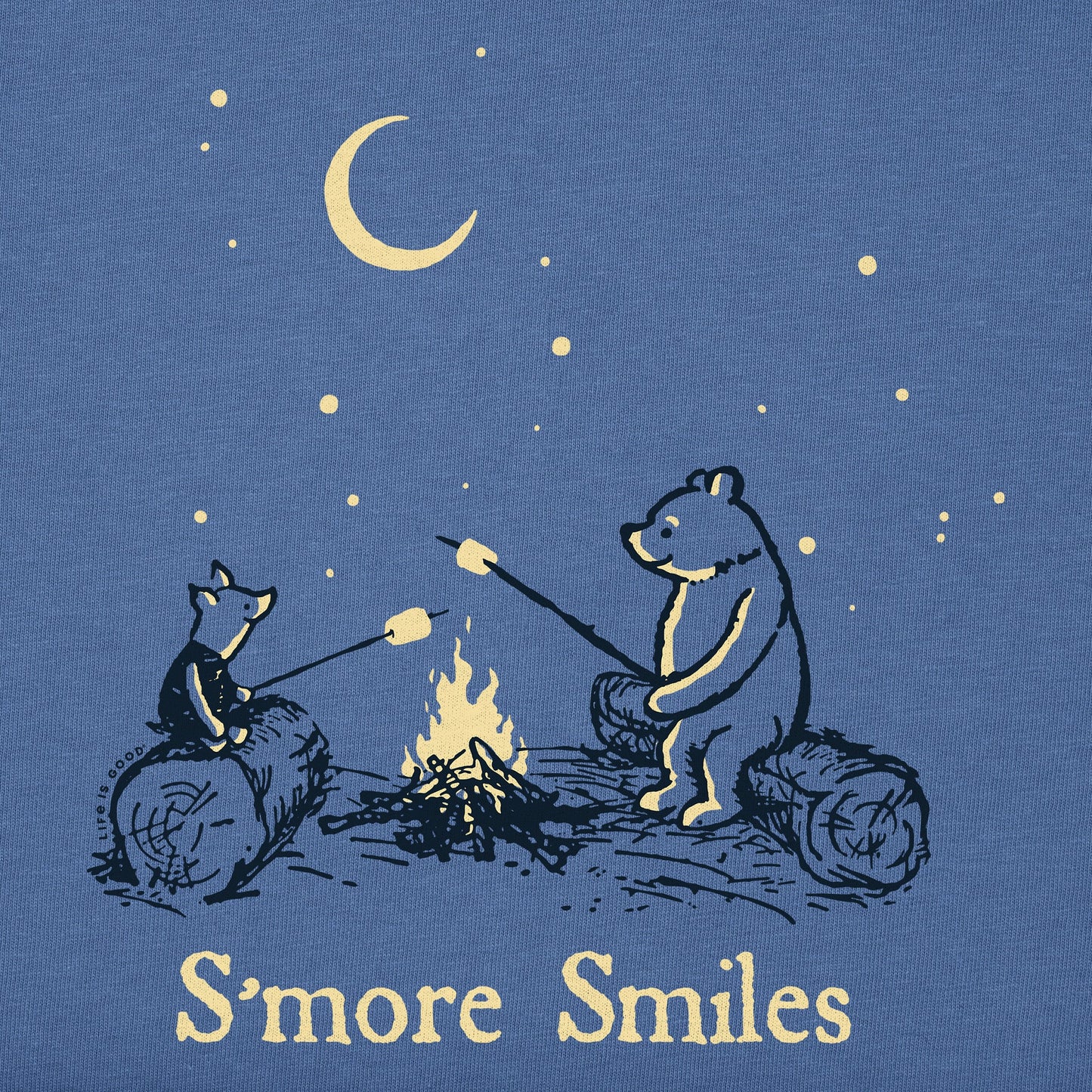 Kids S'more Smiles Winnie Short Sleeve Crusher Tee