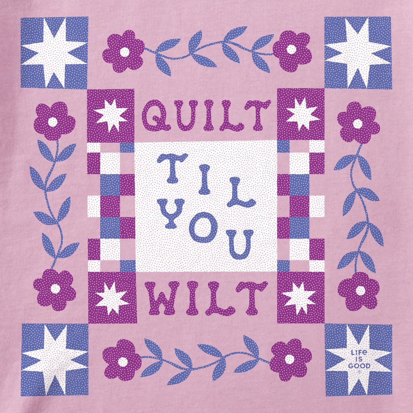 Women's Quilt Til You Wilt Short Sleeve Tee