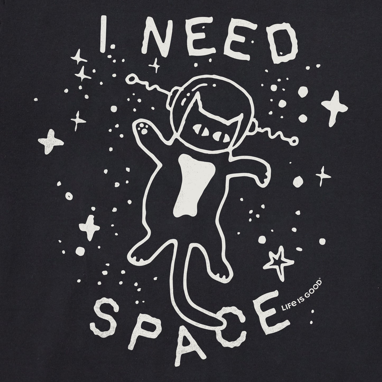 Men's I Need Space Cat Short Sleeve Tee