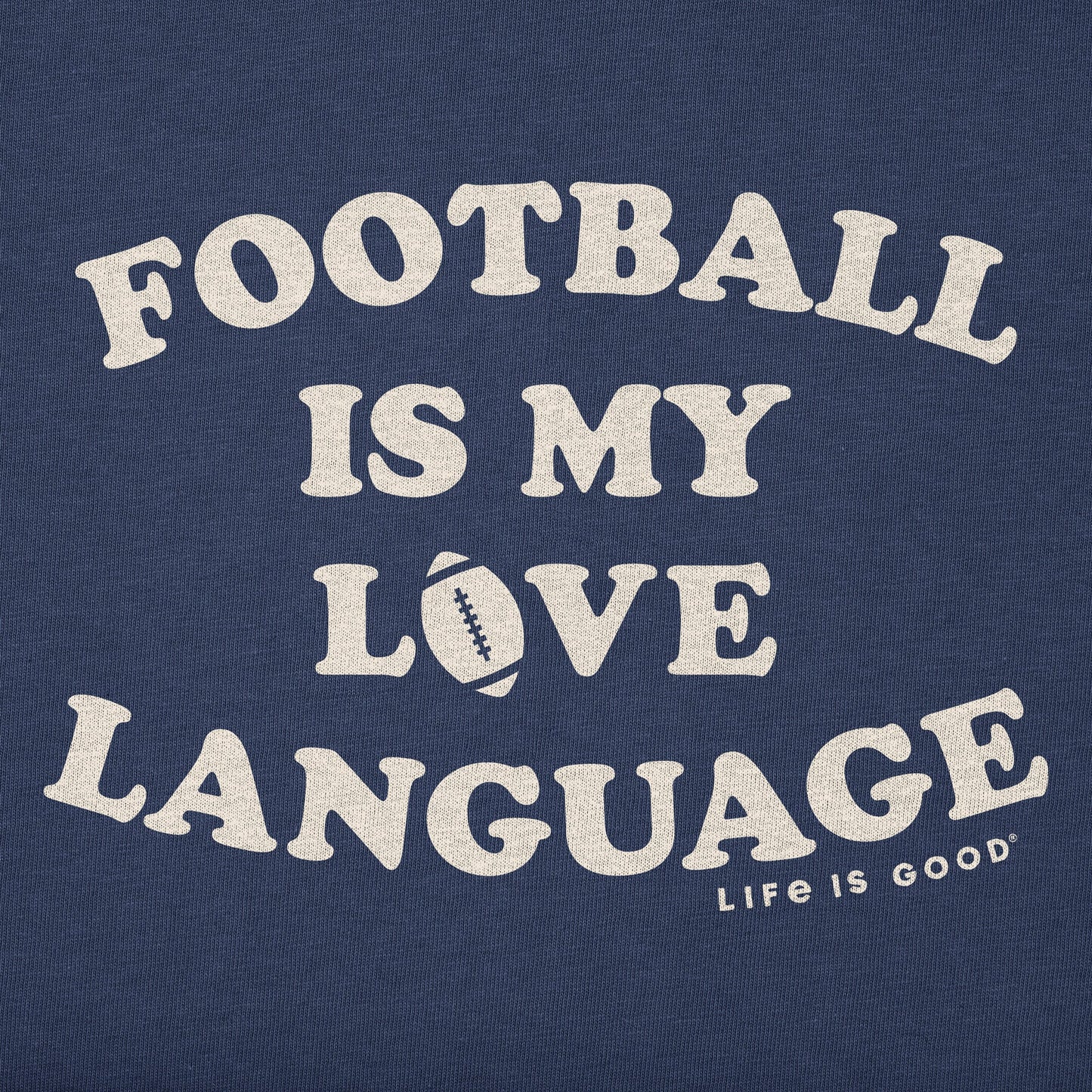Women's Football is My Love Language Short Sleeve Vee