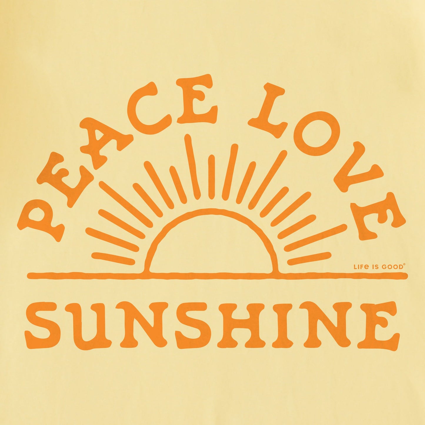Men's Peace Love Sunshine Short Sleeve Tee