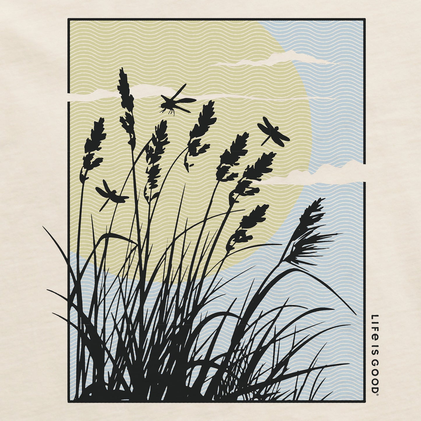 Women's Cattail Sunset Short Sleeve Crusher Tee