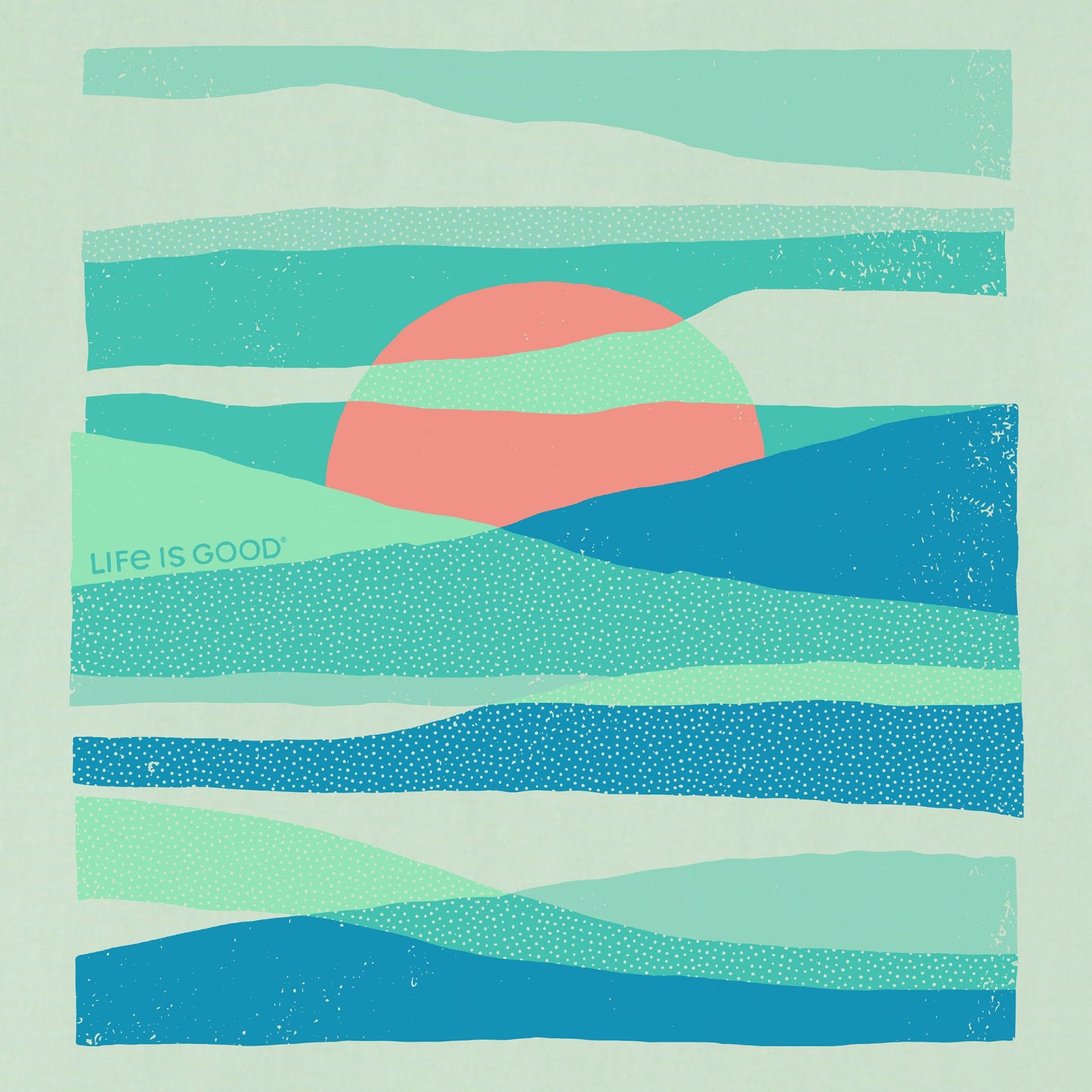 Women's Sunset Through the Clouds Short Sleeve Crusher Tee