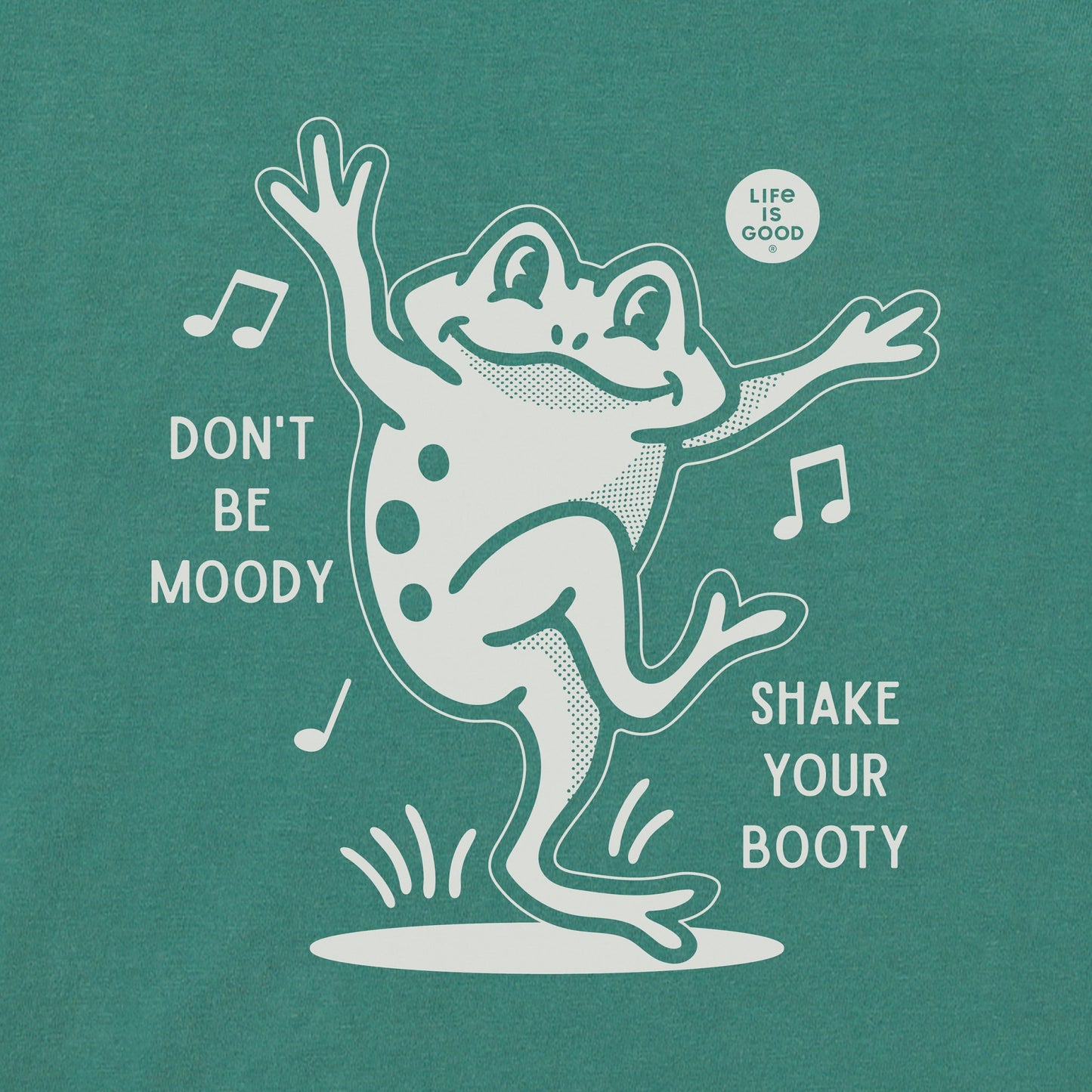 Women's Shake Your Booty Frog Long Sleeve Crusher Boxy Tee