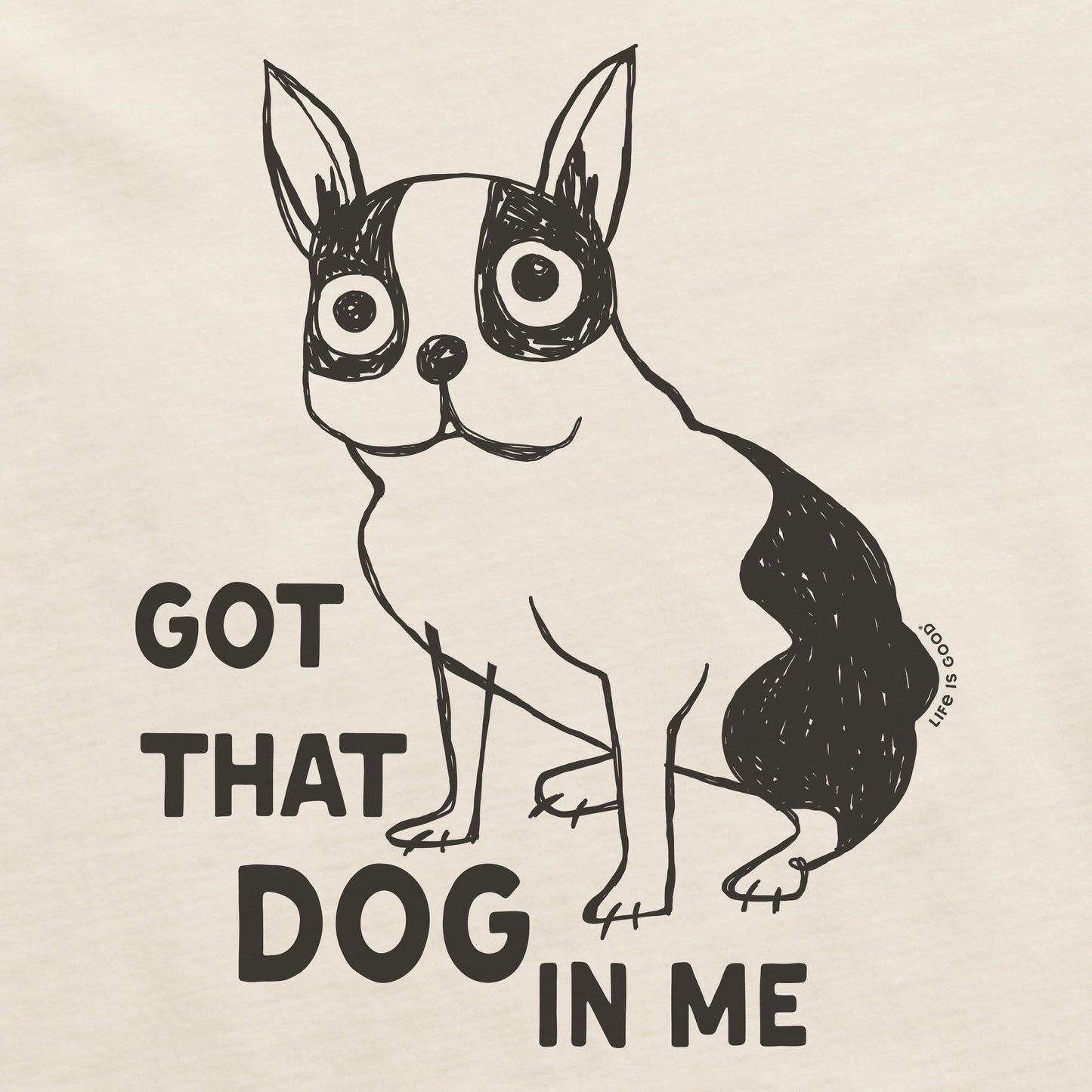 Men's Got That Dog in Me Frenchie Short Sleeve Crusher Tee