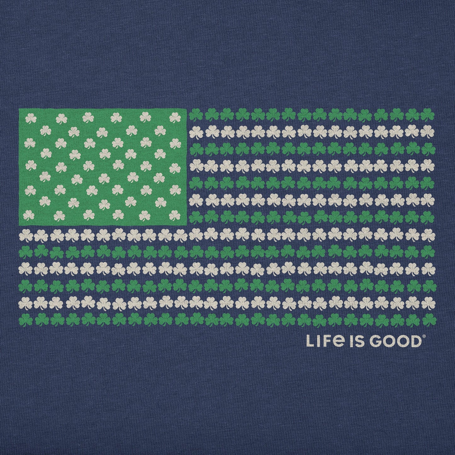 Men's Shamrock Flag Short Sleeve Crusher Tee