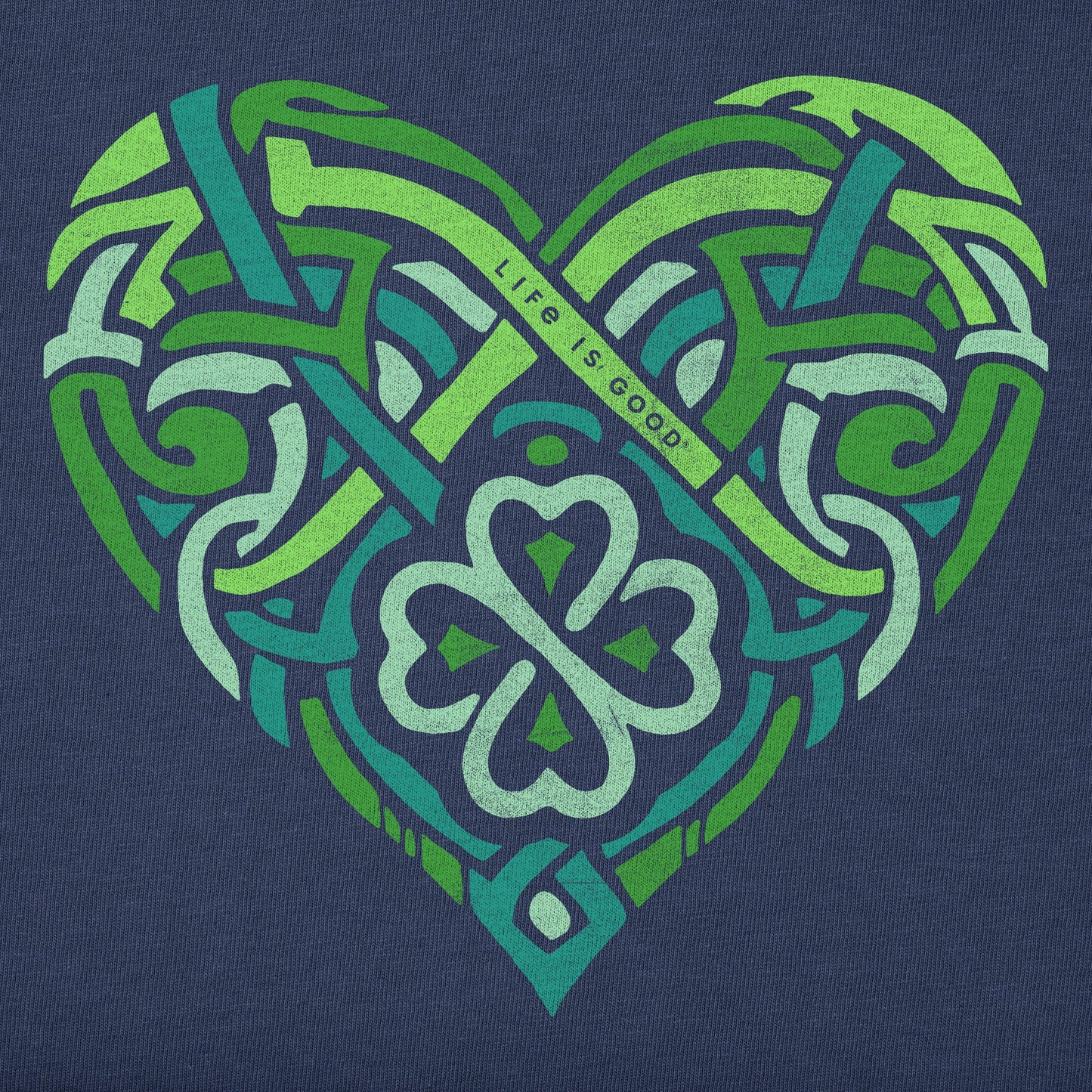 Women's Celtic Heart Long Sleeve Crusher Boxy Tee