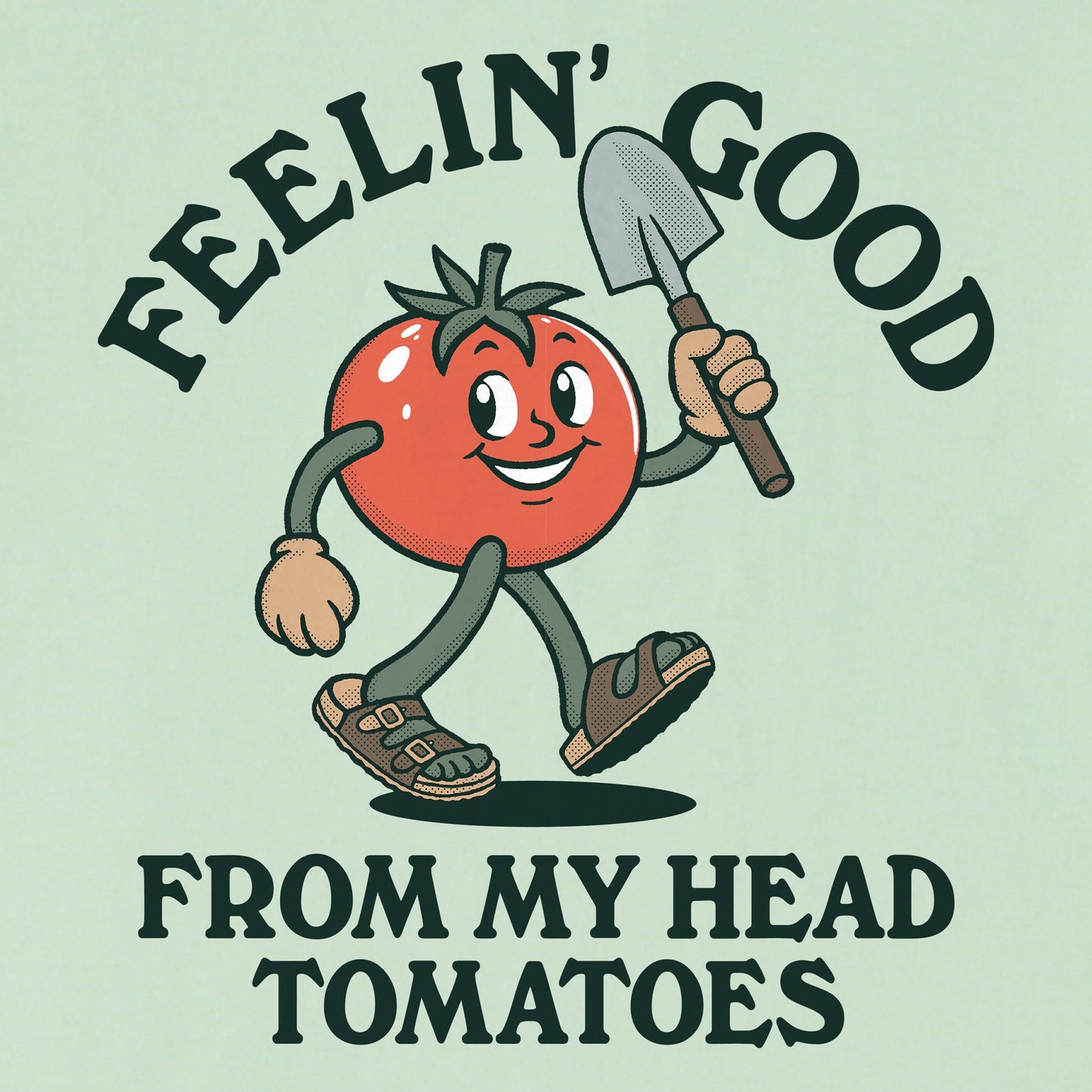 Kids Feelin' Good Tomatoes Short Sleeve Crusher Tee