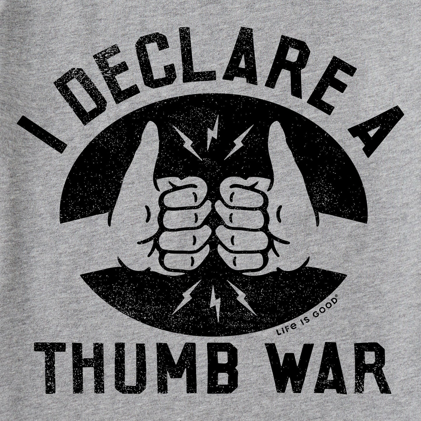 Kids I Declare a Thumb War Short Sleeve Crusher Tee