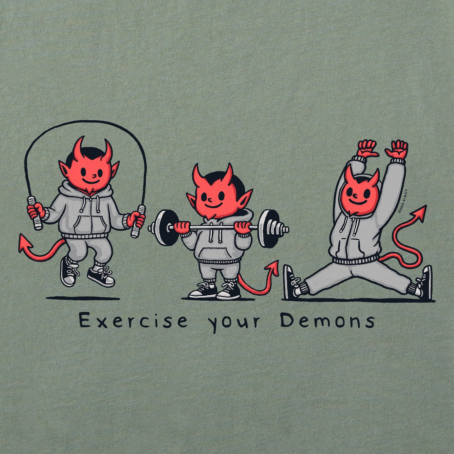 Men's Exercise Your Demons Short Sleeve Tee