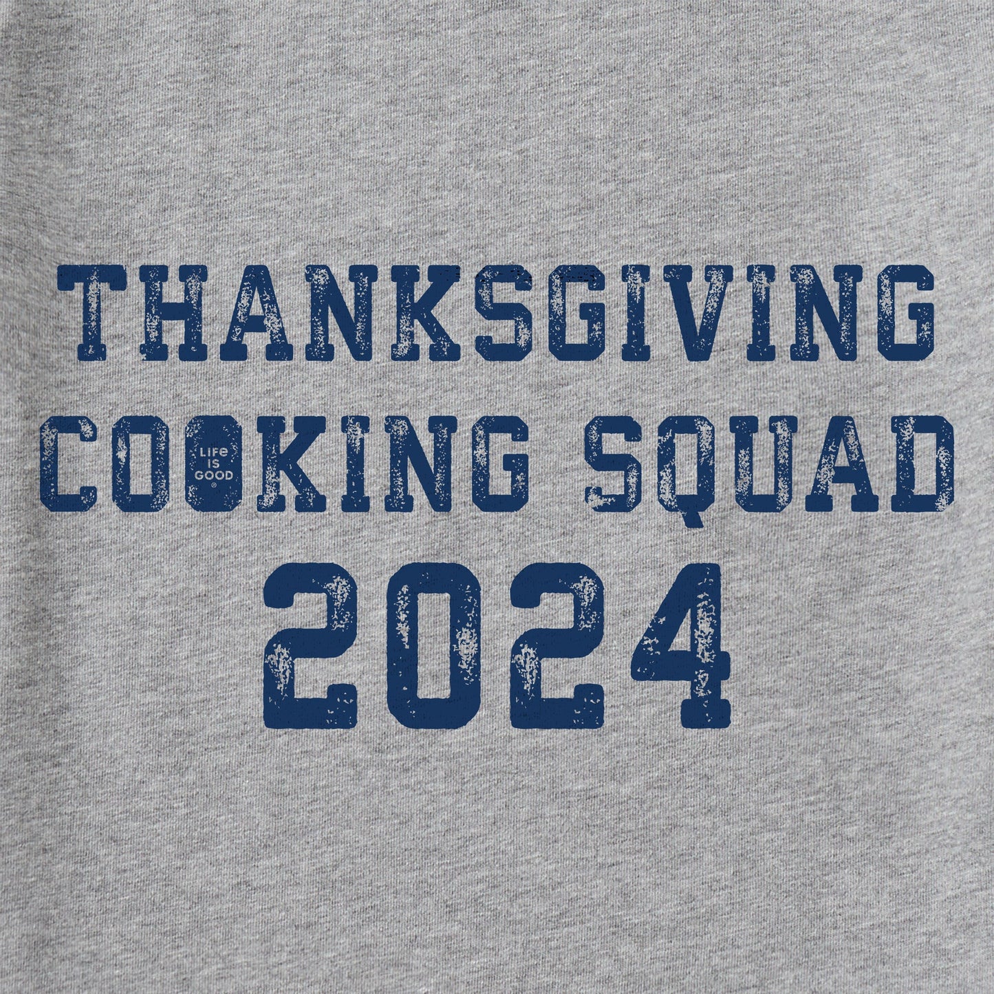 Kids Thanksgiving Day Cooking Squad 2024 Long Sleeve Crusher Tee