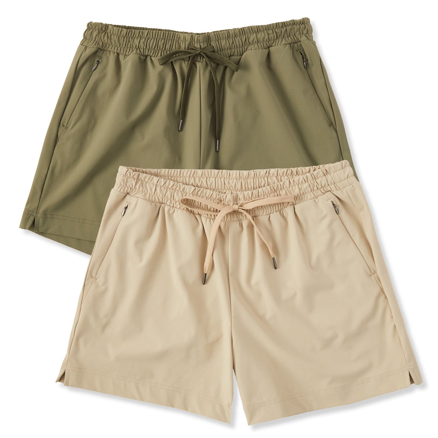 Women's Solid 2-Pack Everyday Short- Multi