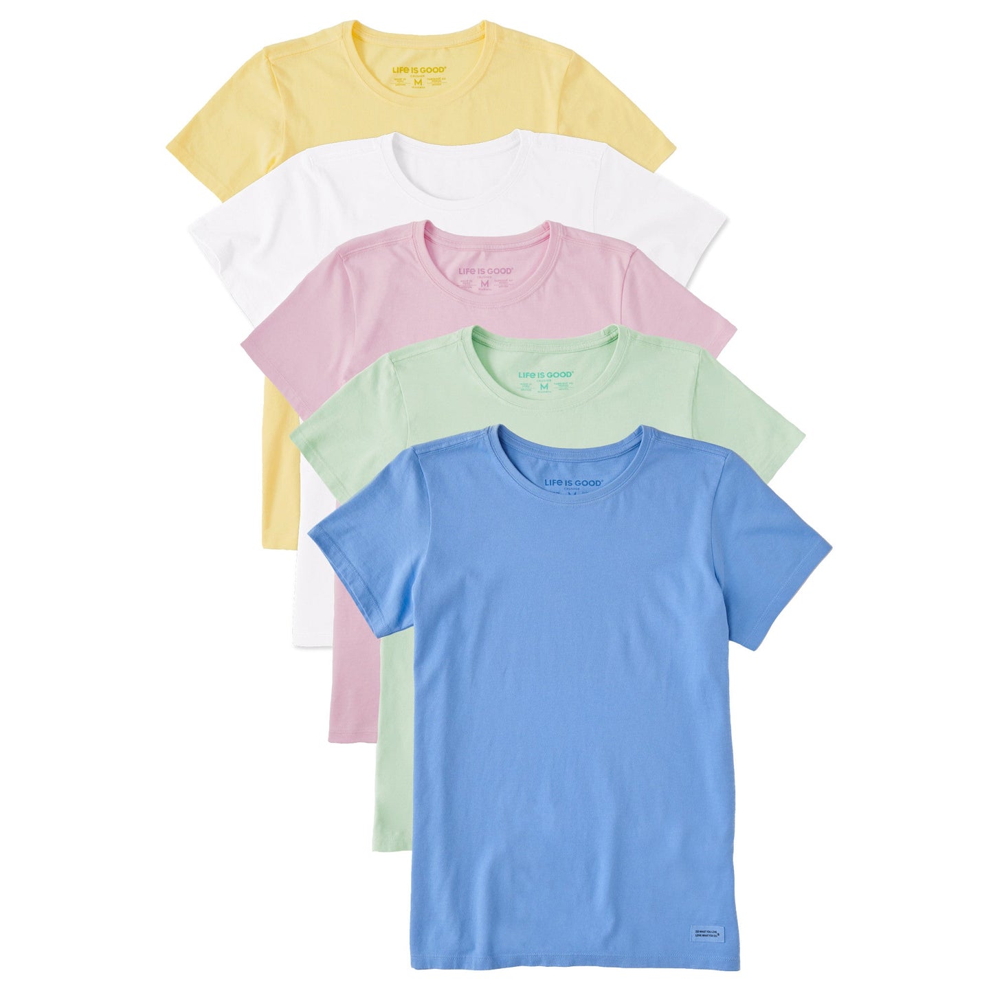 Women's Solid 5-Pack Crusher-LITE Tee - Multi