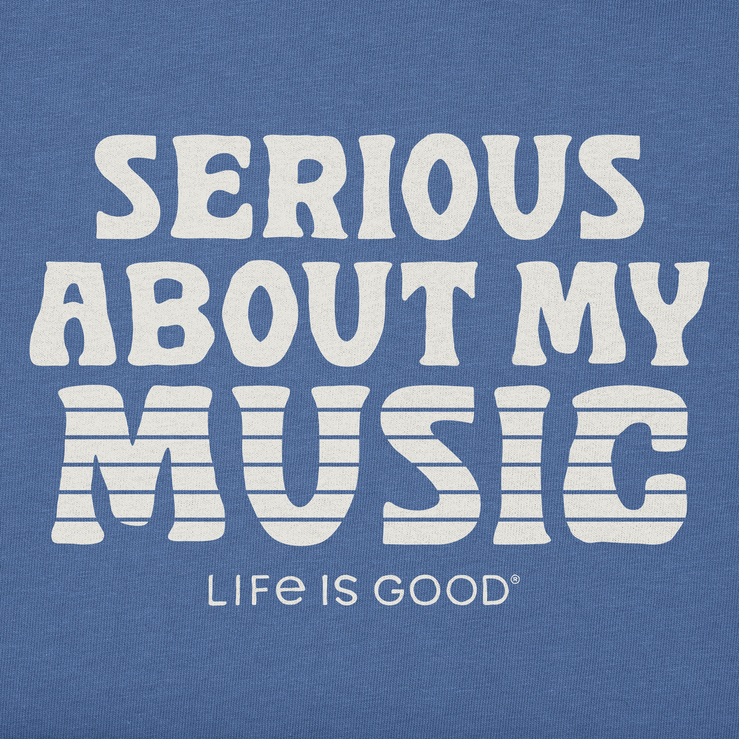 Men's Serious About My Music Short Sleeve Crusher Tee