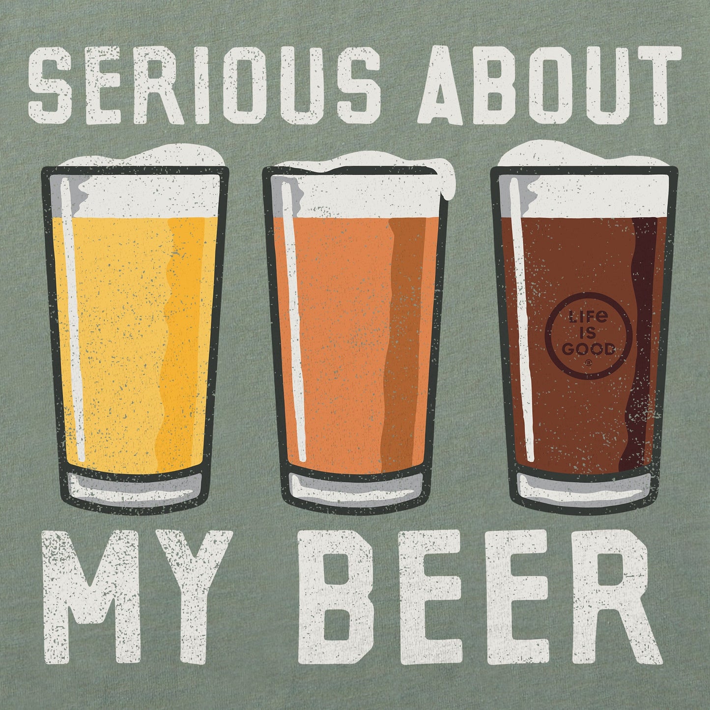 Women's Serious About My Beer Short Sleeve Crusher Boxy Tee