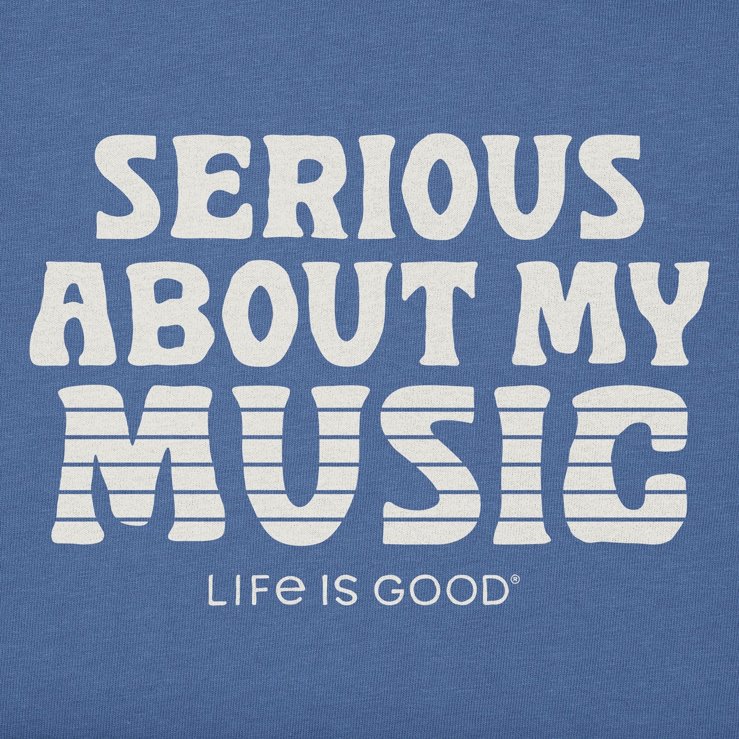 Women's Serious About My Music Long Sleeve Crusher Tee