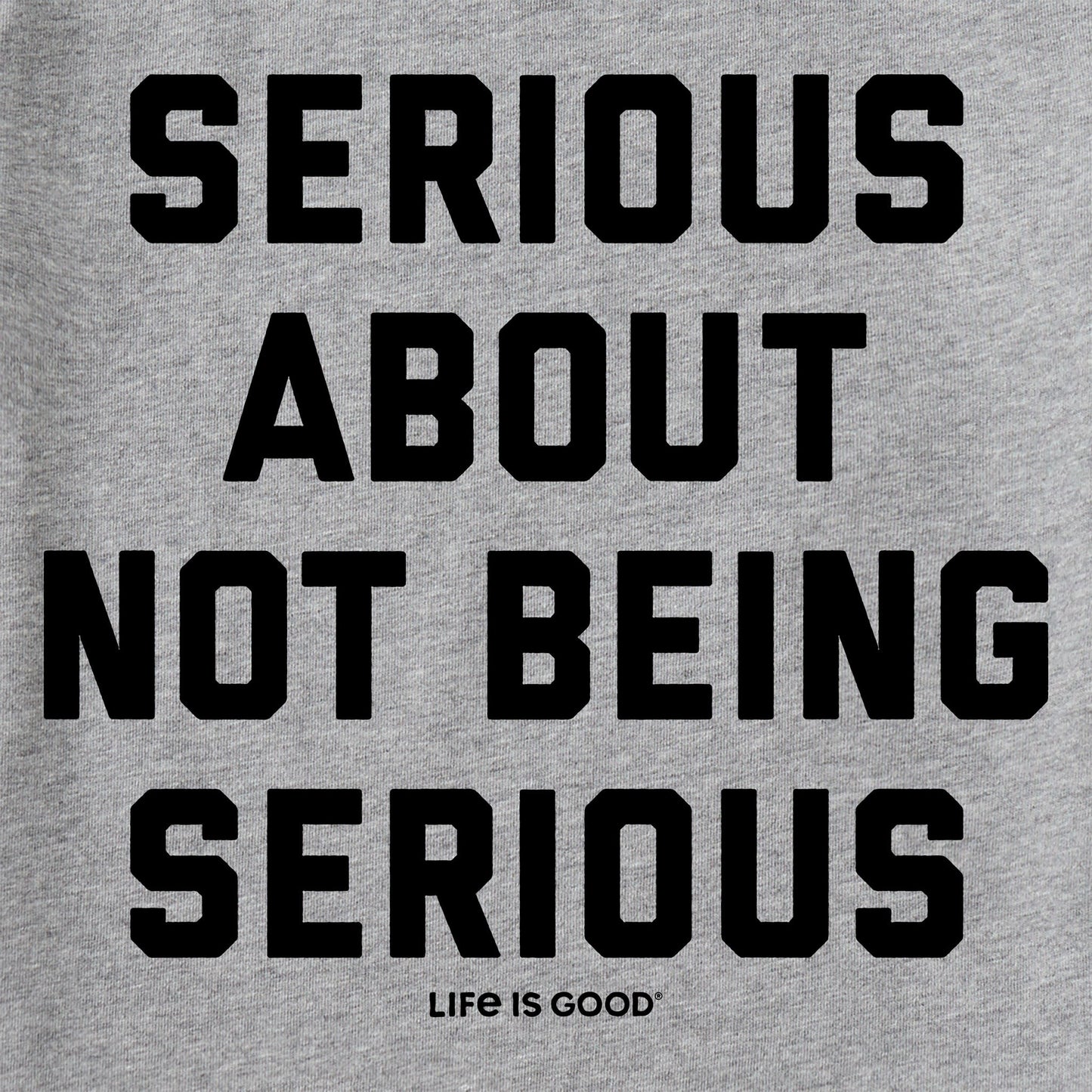 Women's Serious About Not Being Serious Long Sleeve Crusher Tee