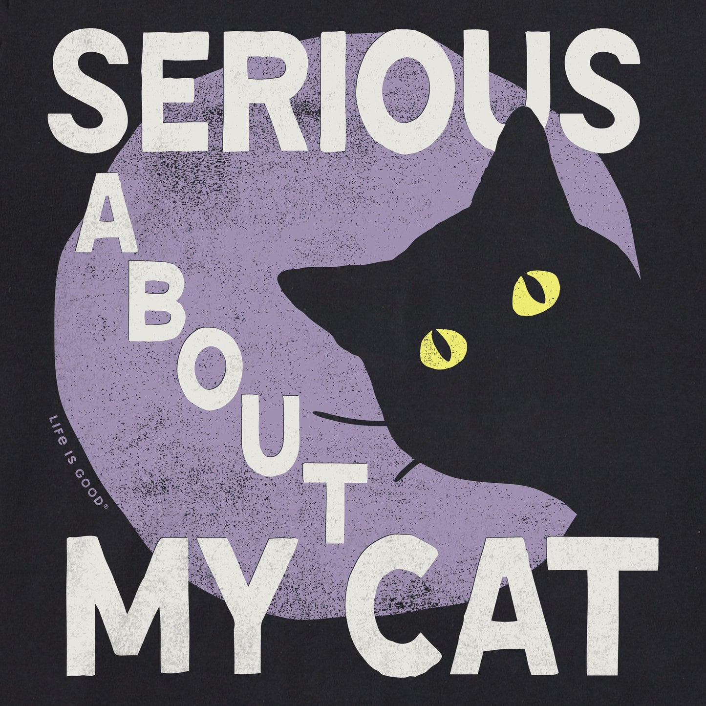 Women's Serious About My Cat Long Sleeve Crusher Tee