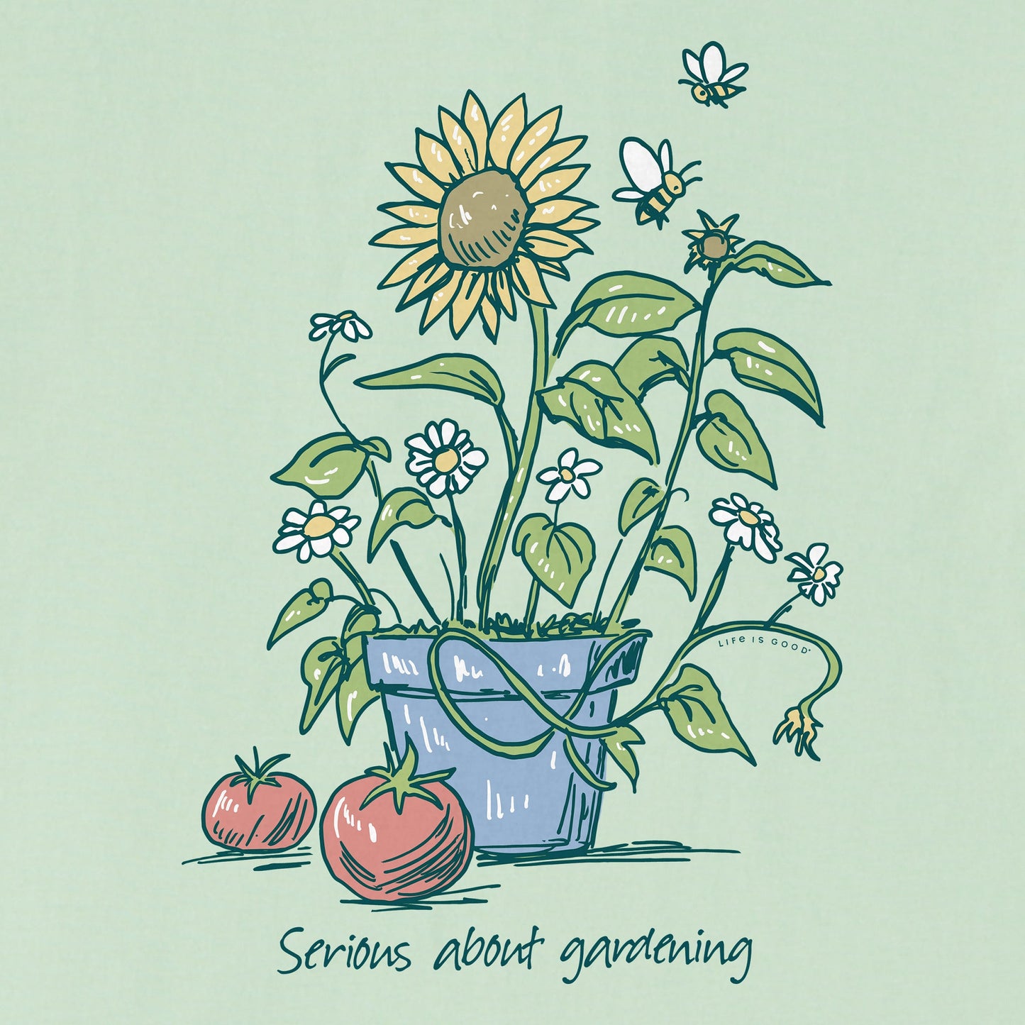 Women's Serious About Gardening Short Sleeve Crusher Tee