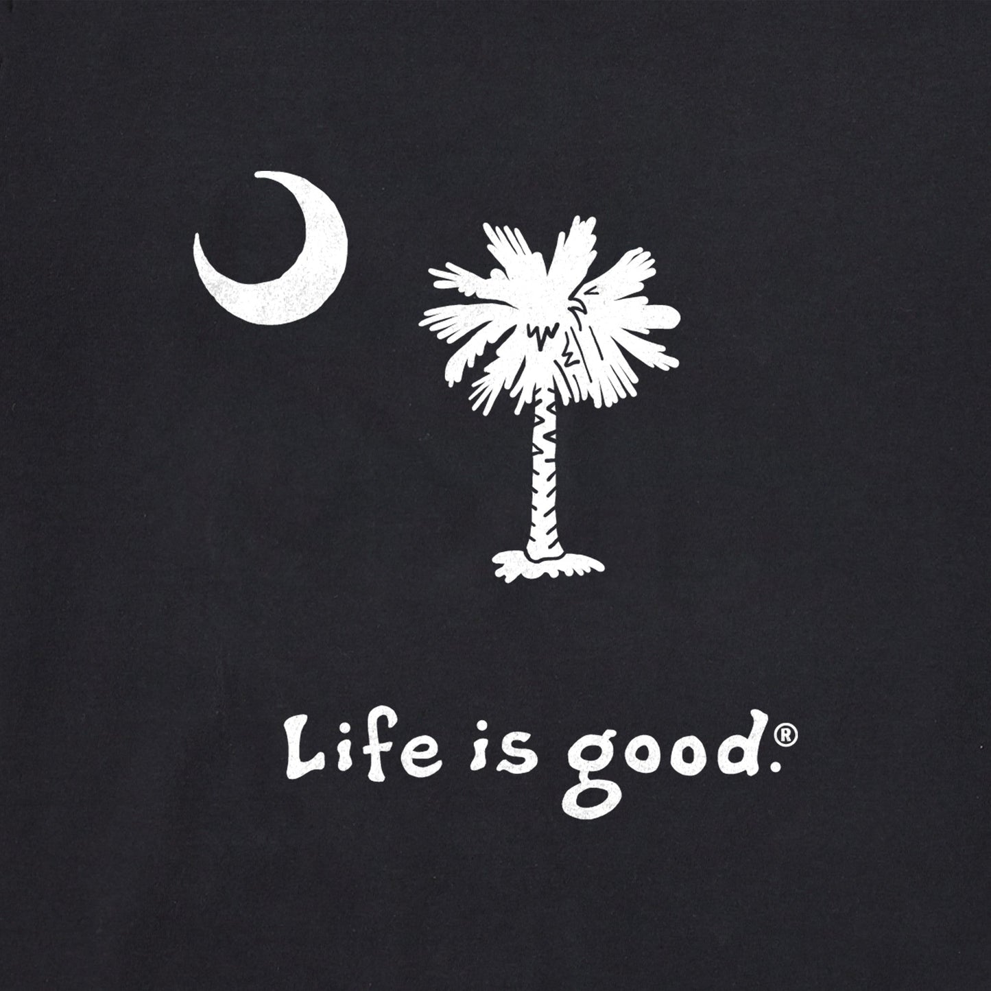 Women's South Carolina Flag Short Sleeve Crusher Vee