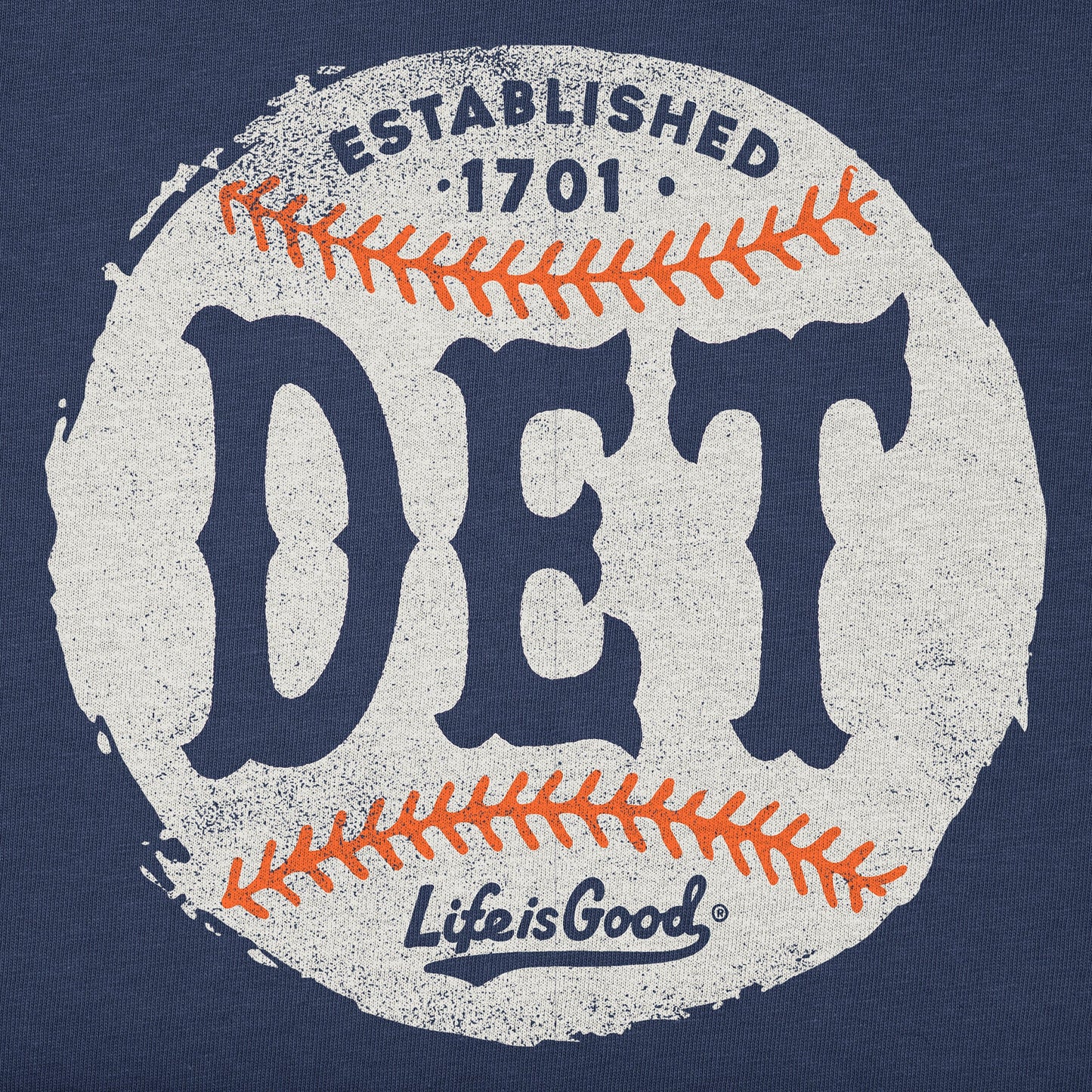 Women's Detroit Baseball Short Sleeve Crusher Tee