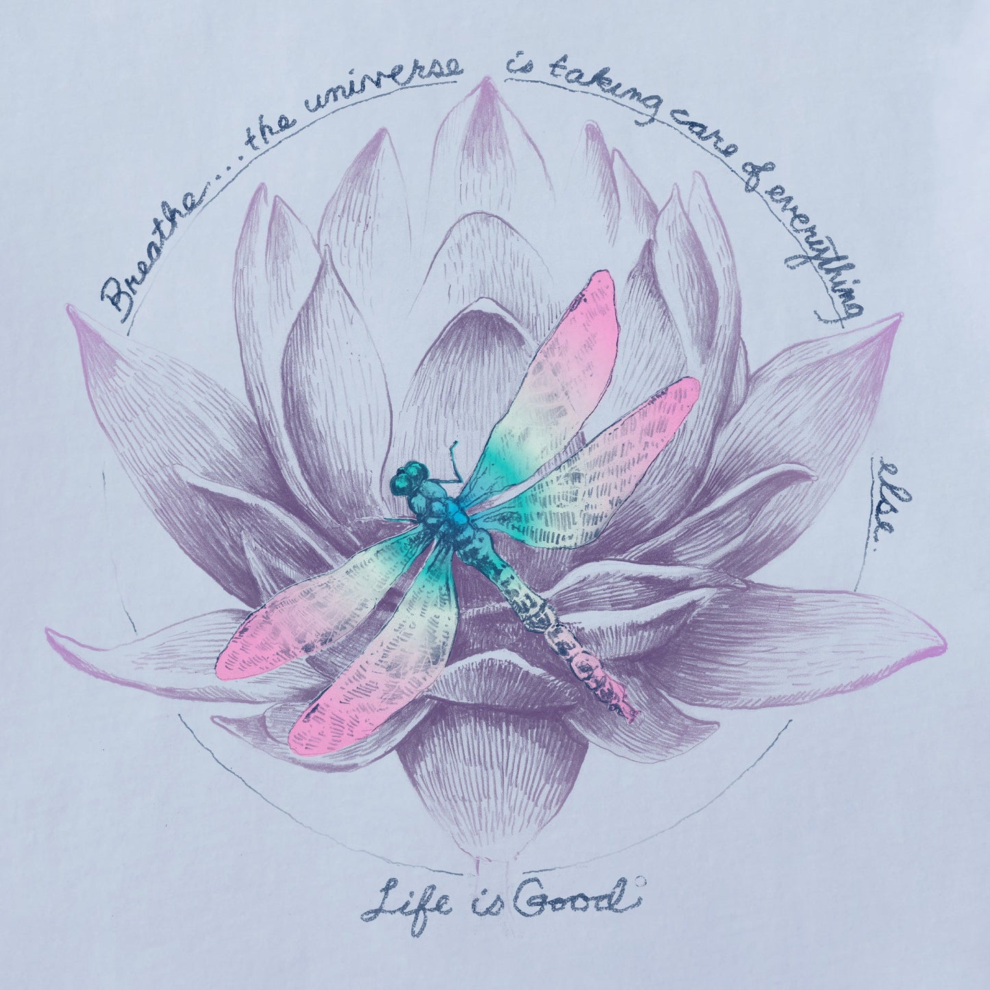 Women's Dragonfly Lotus Breathe Short Sleeve Crusher Vee