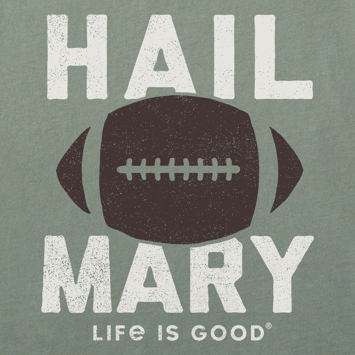Women's Hail Mary Football Short Sleeve Crusher Tee