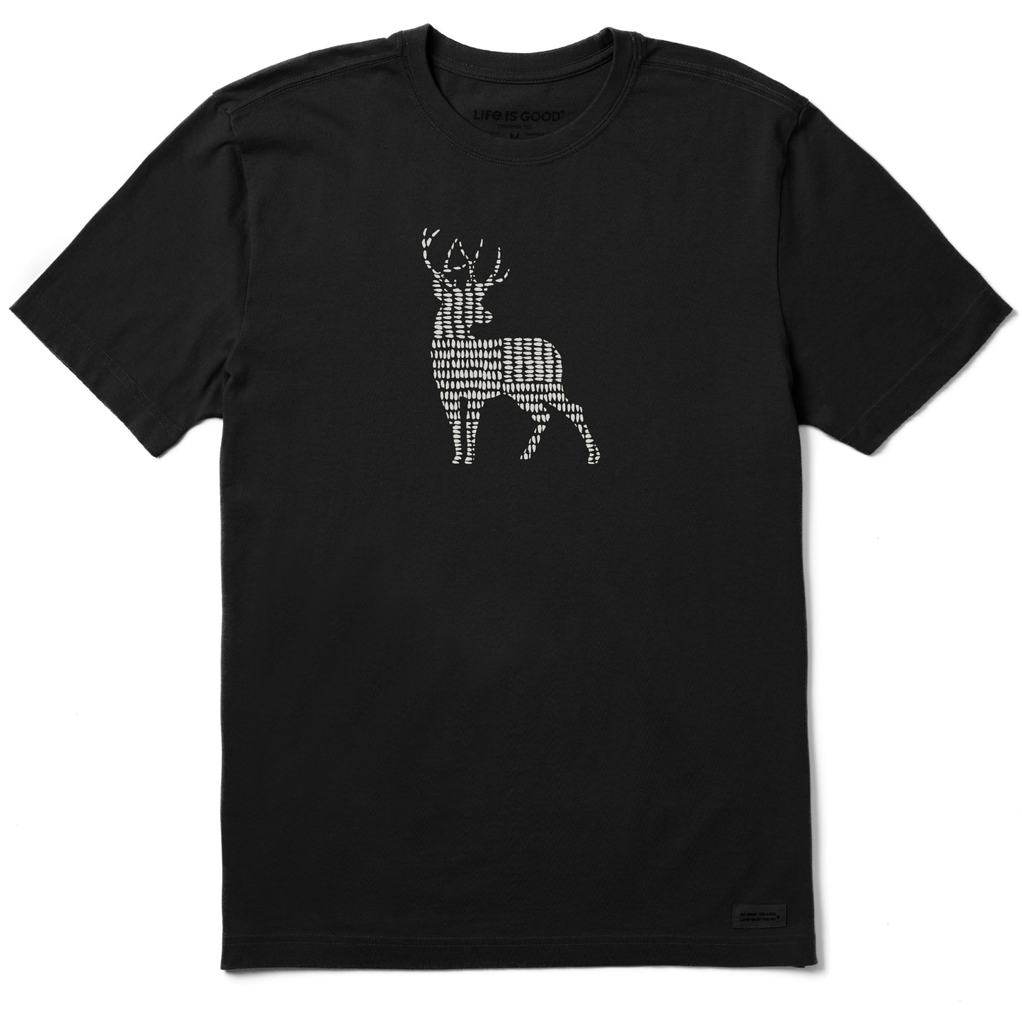 Men's Bert's Cross Hatch Buck Short Sleeve Crusher Tee