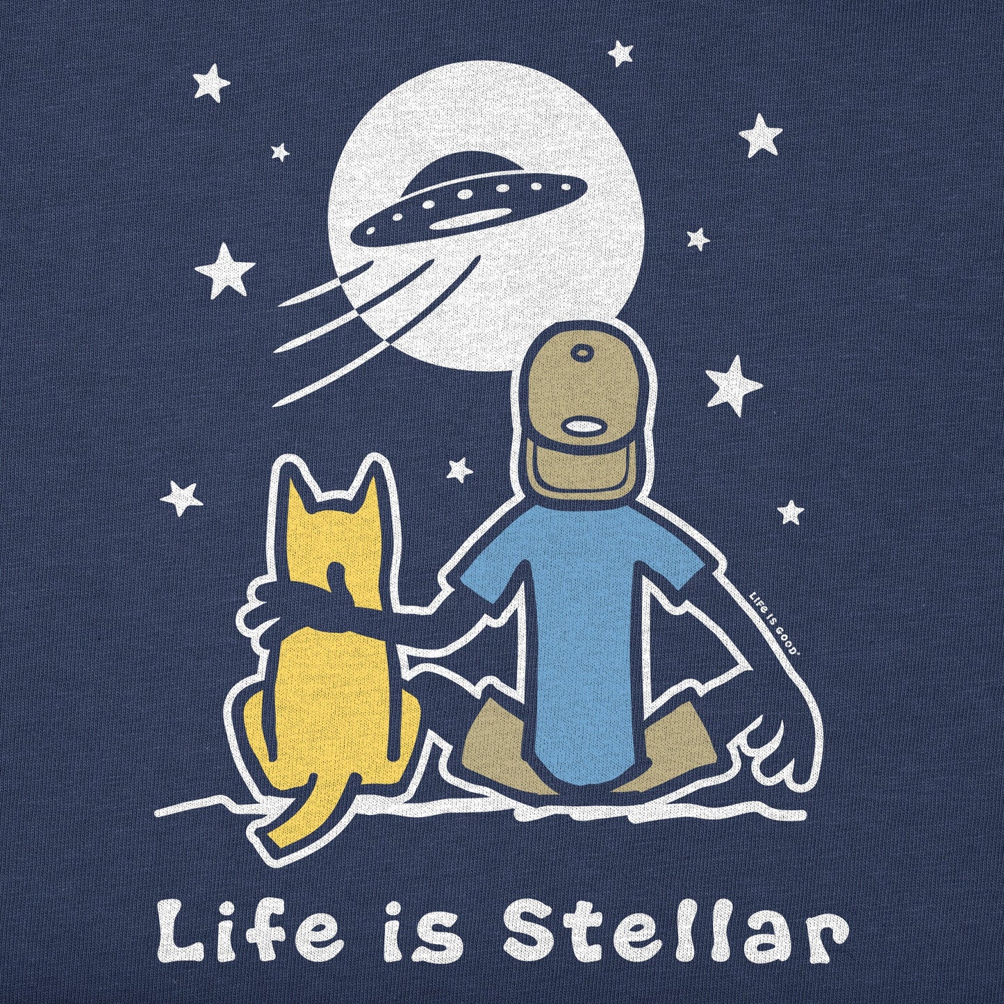 Kids Life is Stellar Jake and Rocket Long Sleeve Crusher Tee