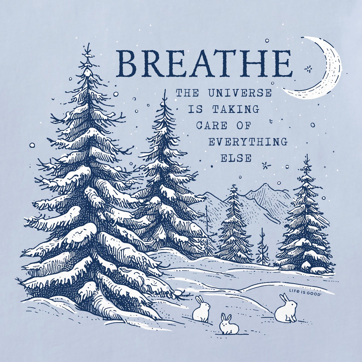 Women's Breathe Universe Pines Long Sleeve Crusher Tee