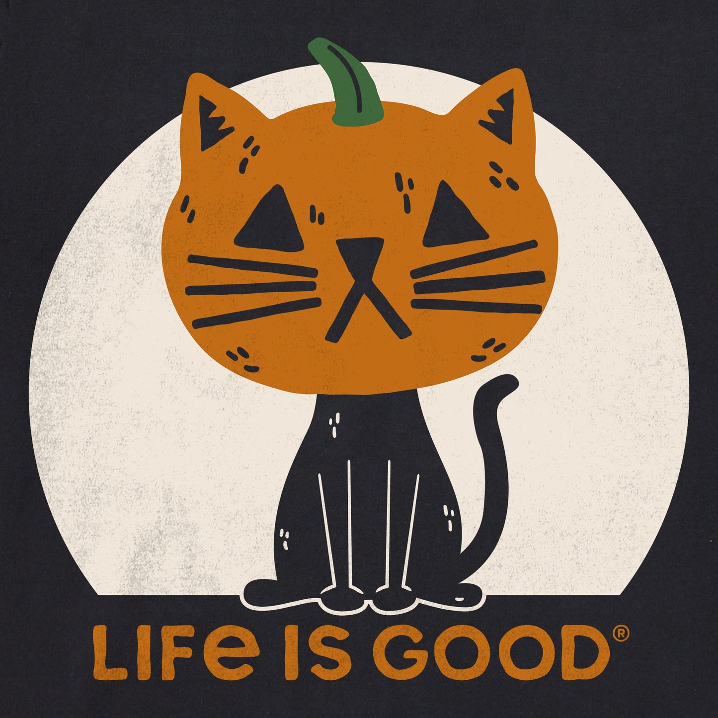 Women's Pumpkinhead Cat Short Sleeve Crusher Boxy Tee