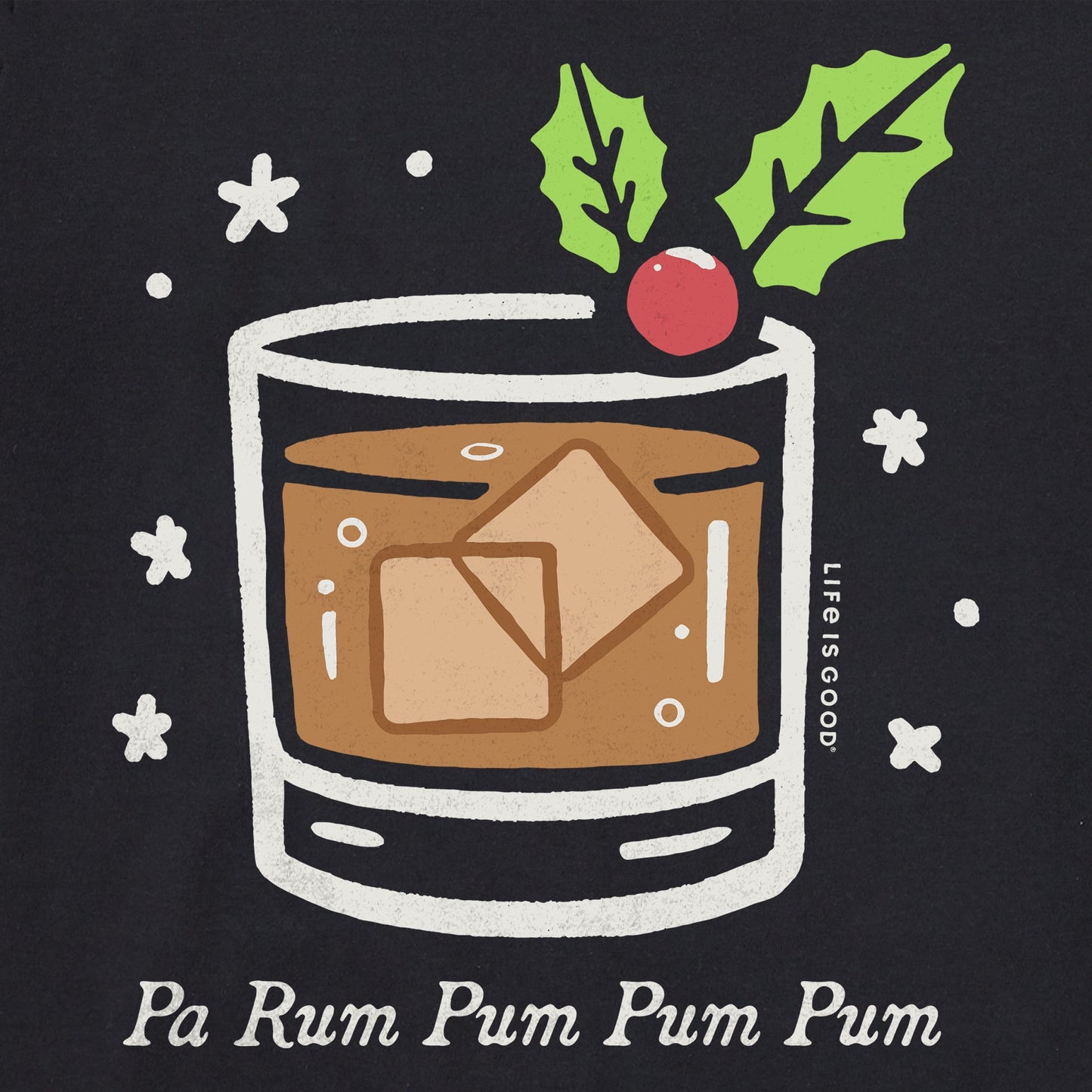 Men's Pa Rum Pa Pum Pum Long Sleeve Crusher Tee