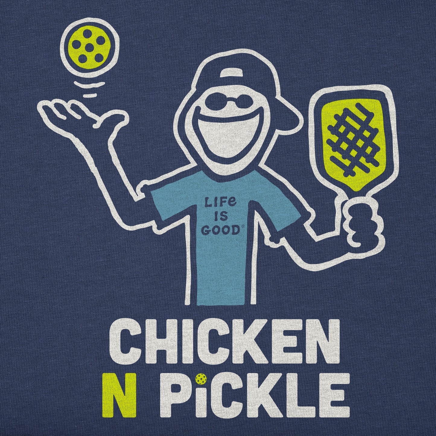 Men's Chicken N Pickle Jake Simply True Fleece Hoodie