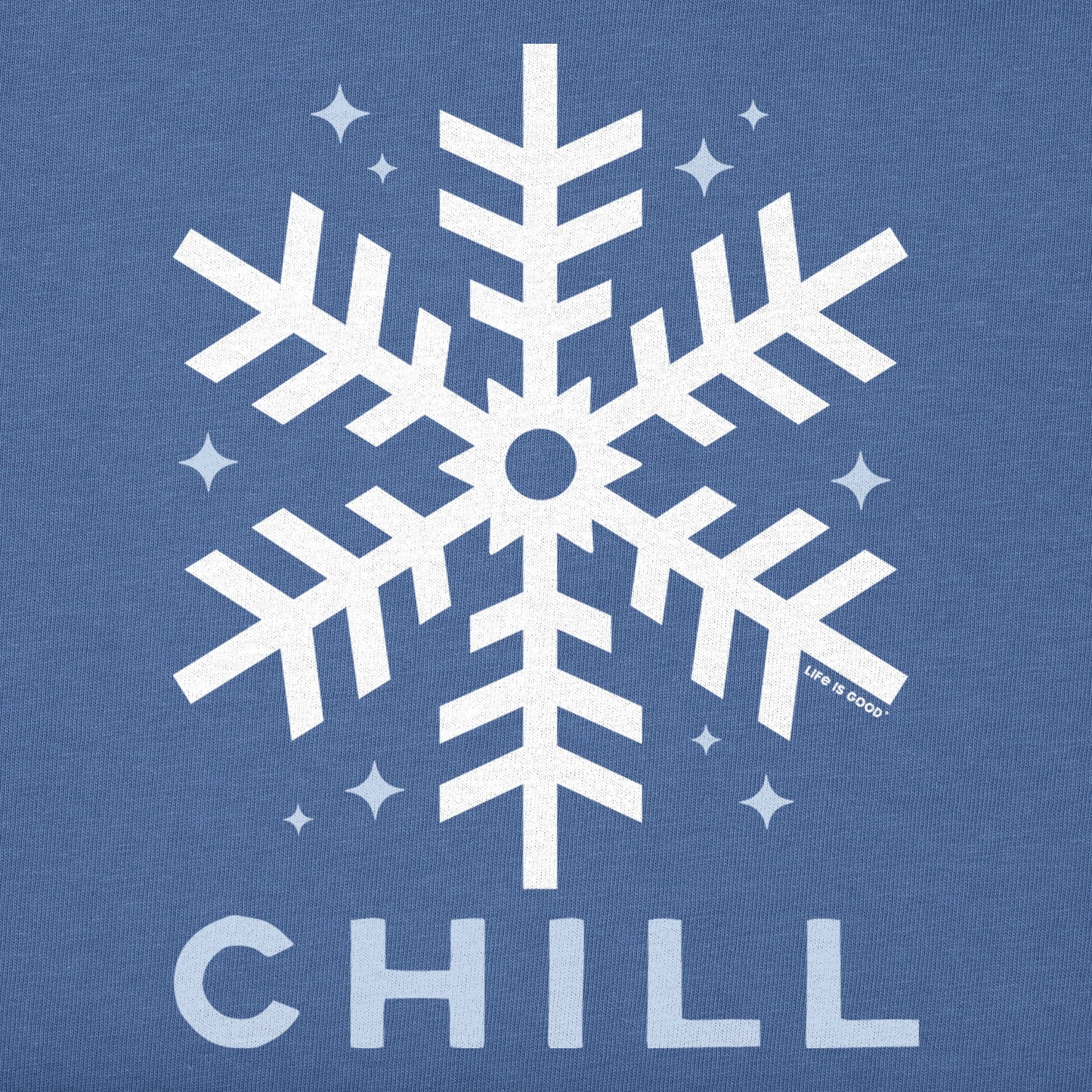 Women's Chill Snowflake Short Sleeve Crusher Vee