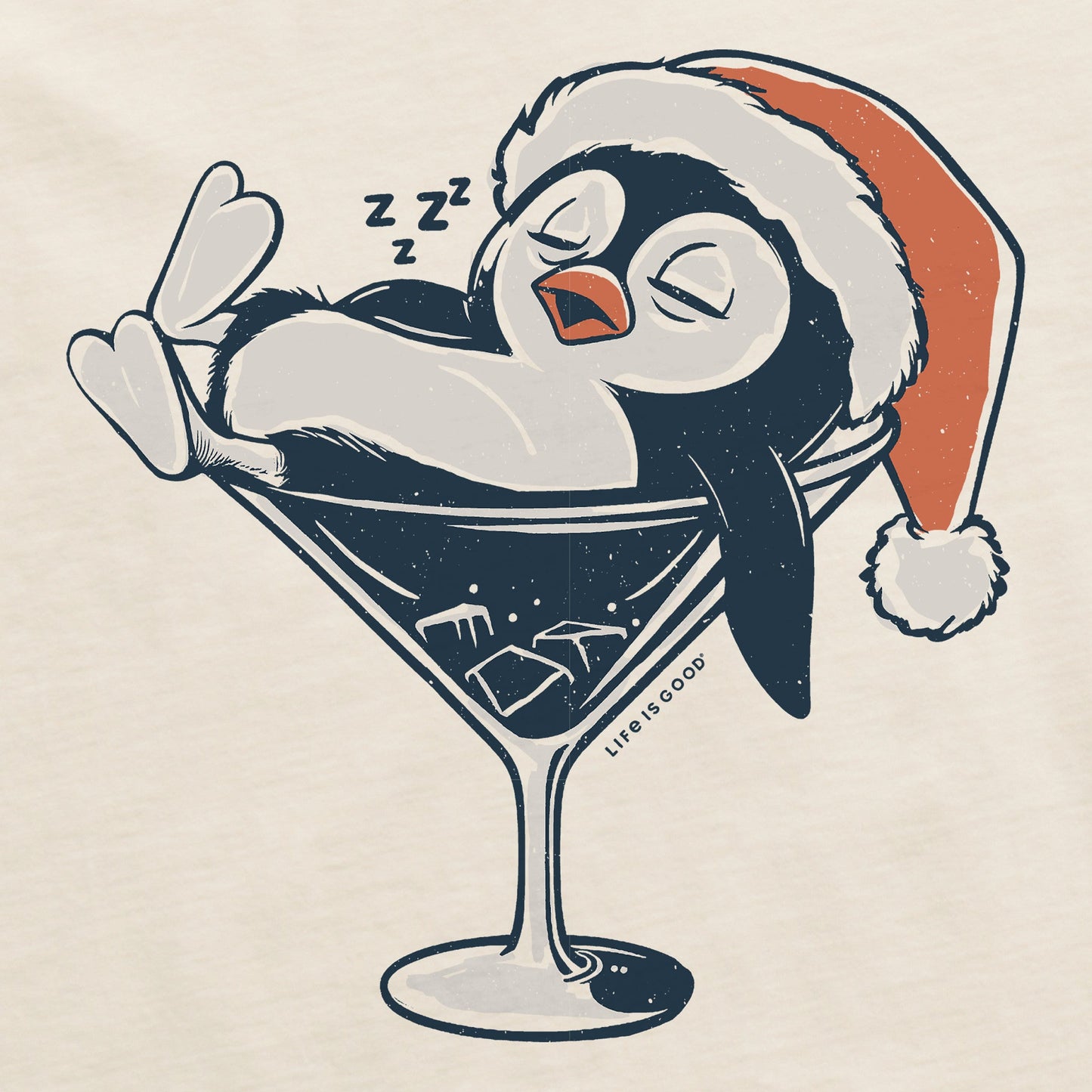 Men's Tipsy Penguin Short Sleeve Crusher Tee