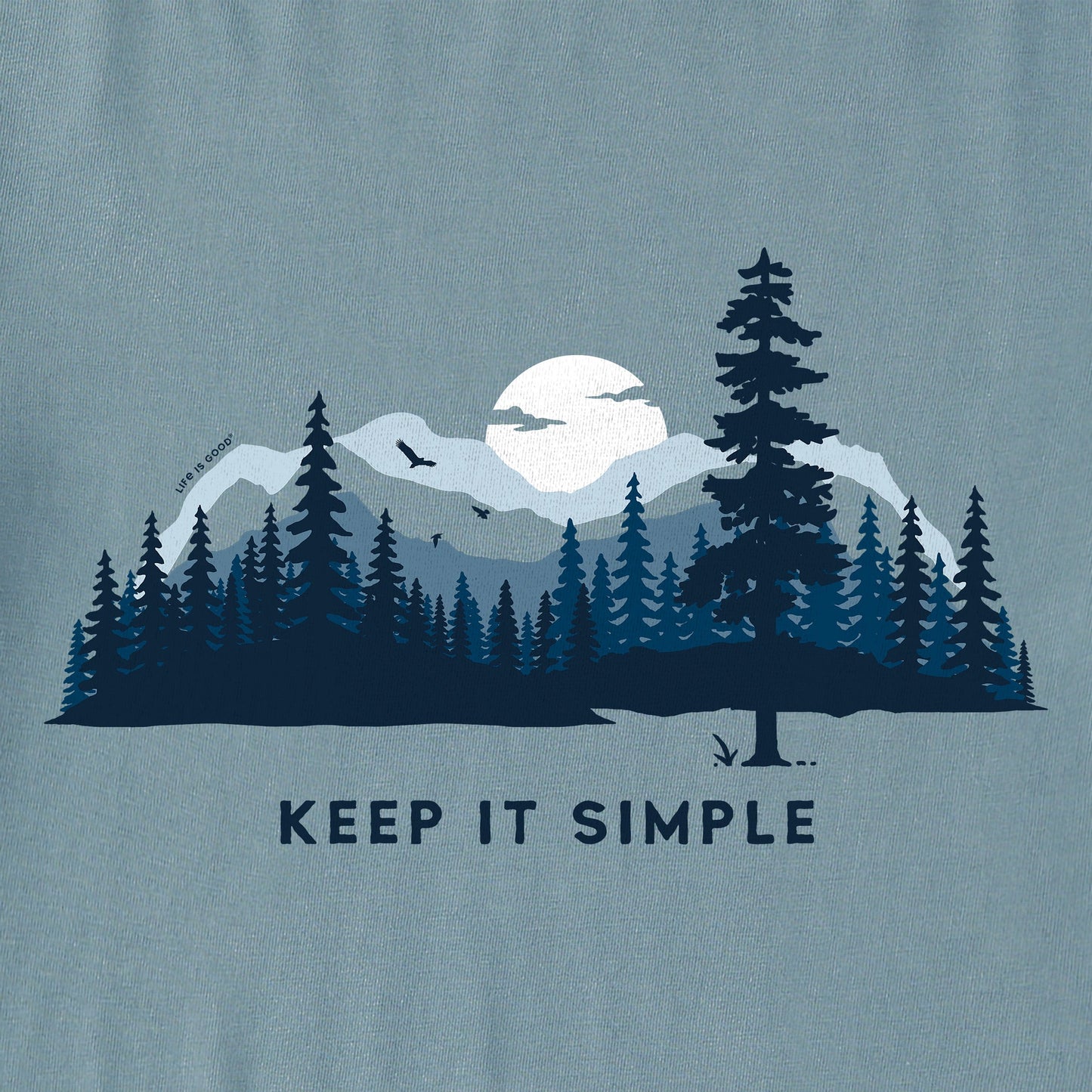 Men's Keep it Simple Evergreen Silo Short Sleeve Tee