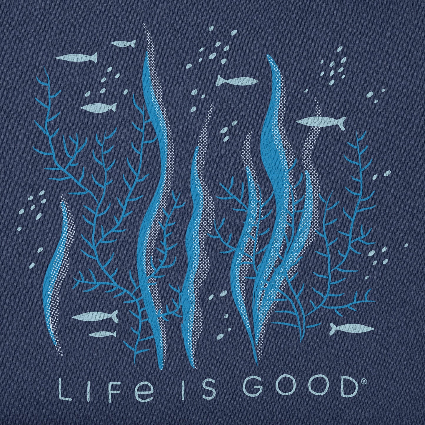 Men's Life is Good Underwater Short Sleeve Crusher Tee
