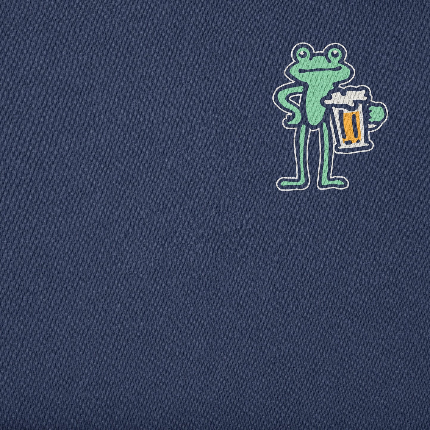 Men's Frog with Beer Short Sleeve Crusher-LITE Slim Fit Tee